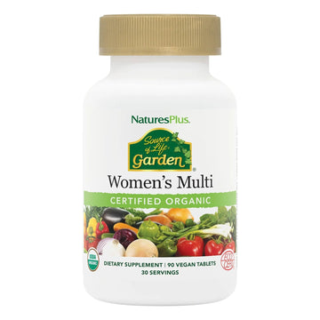 NaturesPlus Source of Life Garden Women’s Multivitamin - 90 Tablets - Supports Energy & Healthy Immune System Nature's Plus uk supplements
