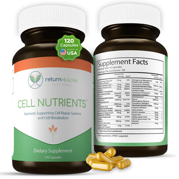 Return Healthy Cell Nutrients | Promotes Cell and Membrane Repair & Cell Metabolism | Helps Fight Tick-Borne Infections & More | Mitochondrial Supplements | Non-GMO, Vegan, 120 caps Return Healthy uk supplements