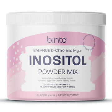 Binto Inositol Powder Mix | 60-Day Supply | 40:1 Ratio of Myo and D-Chiro Inositol Binto uk supplements