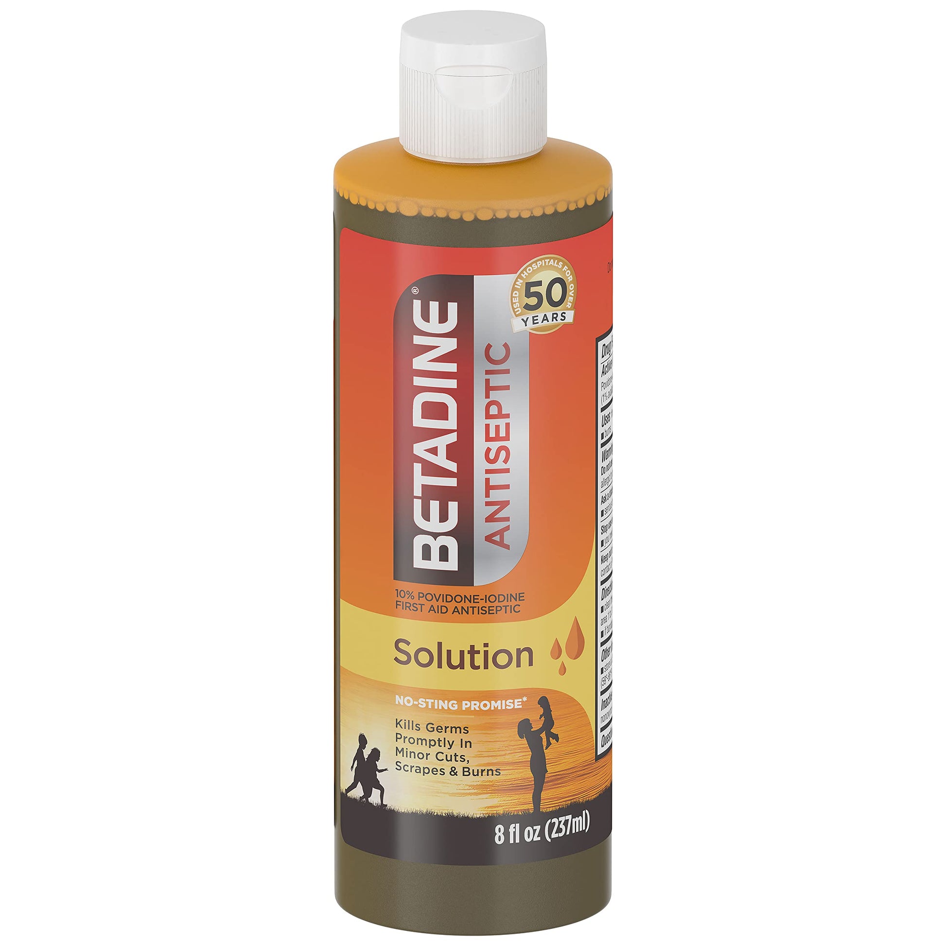 Betadine Antiseptic Liquid First Aid Solution, Povidone-iodine 10%, Infection Betadine uk supplements