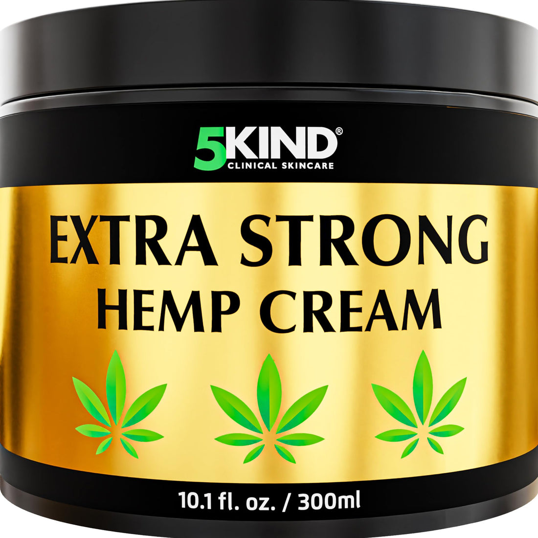 5kind Extra Strong Hemp Cream 10.1 fl oz - Maximum Strength - Natural Topical Cream - Muscle Rub for Lower Back, Joints, Neck, Knees, Shoulders 5kind clinical skincare uk supplements