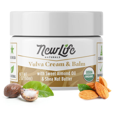 NewLife Naturals Certified Organic Vulva Cream - Menopause Support, Itching Relief, Vaginal Moisturizer NewLife Naturals uk supplements