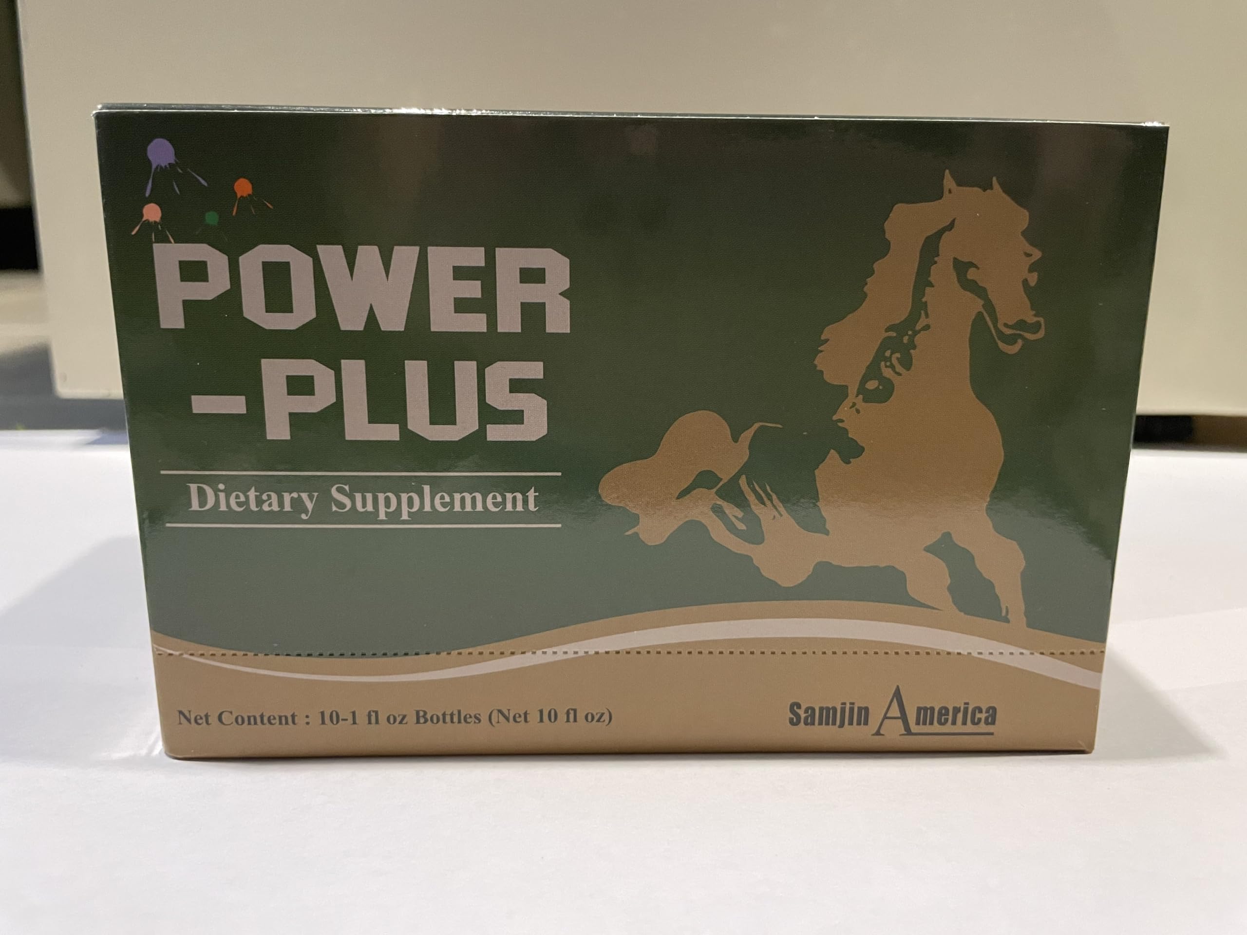 Skydia Power Plus - 10 Bottles Power-Plus Botanical Blend Liquid Supplement (1 FL OZ) Korean Ginseng Extract Ginseng Supplement Natural Men Tonic Ginseng Root Korean Red Ginseng Drops Skydia uk supplements
