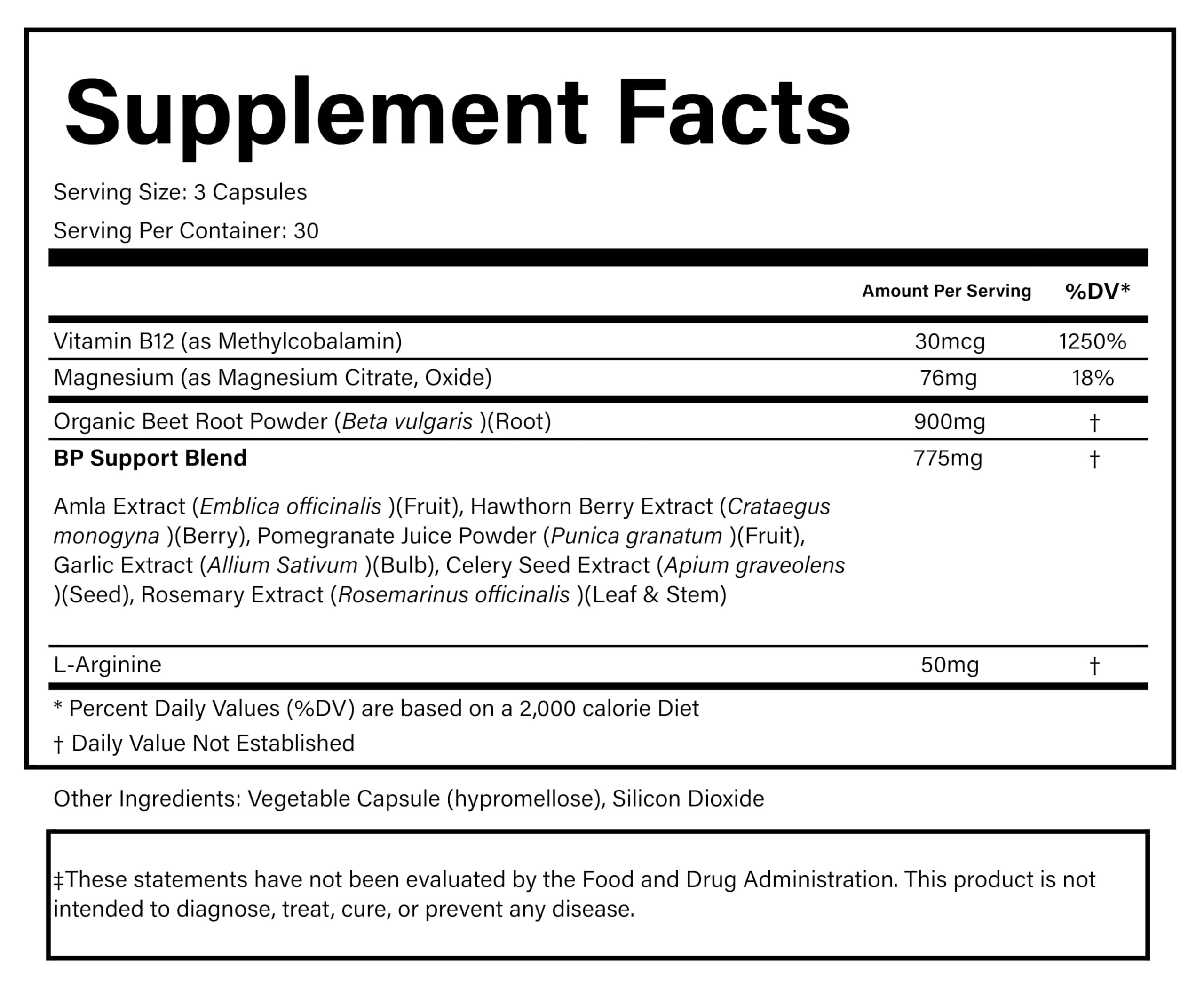 PURE® Beets+ Organic Beet Root Capsules - 900mg - 90 Count, 30 Servings - Blood Pressure & Circulation Support Supplement - with L-Arginine, Hawthorn Berry & B12 - Cardiovascular Health - Made in USA PURE uk supplements