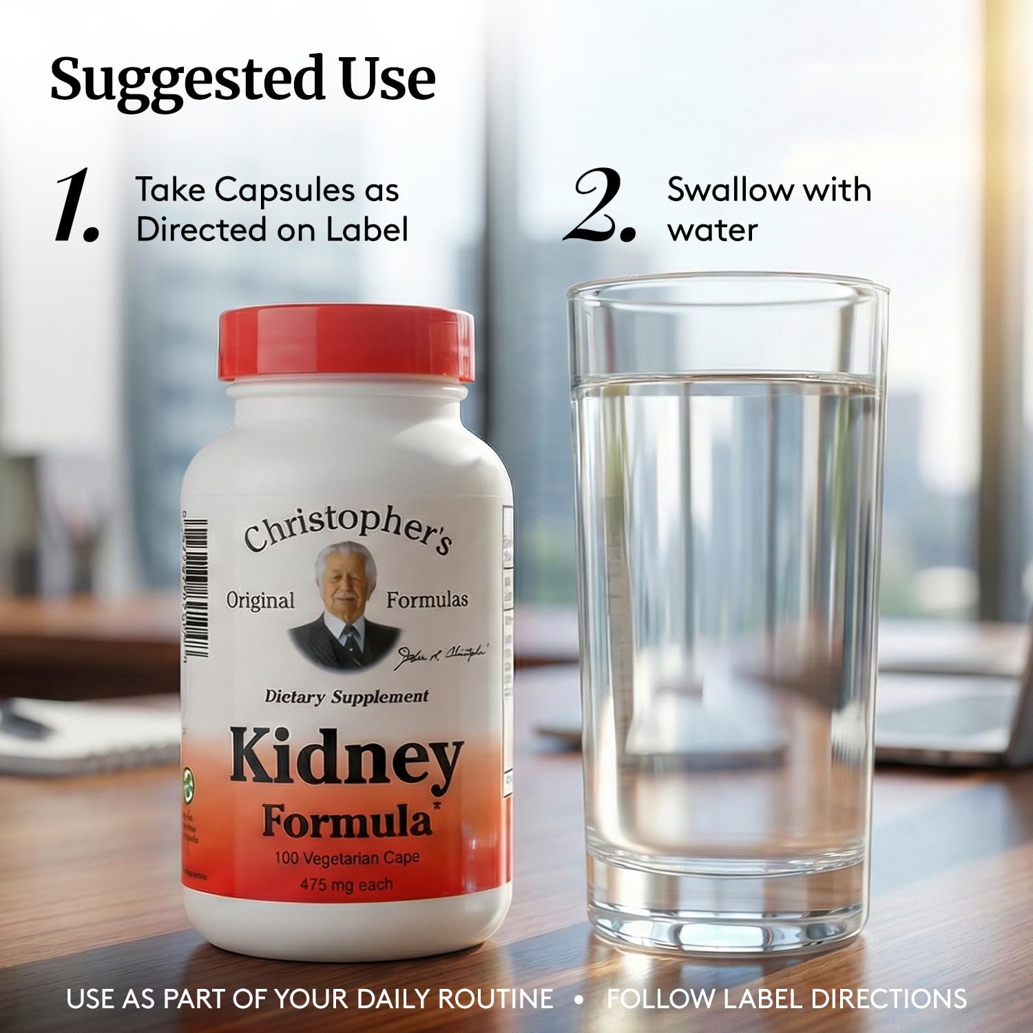 Christopher's Original Formulas Kidney Formula - Kidney Cleanse Detox & Repair Formula - Herbal Blend for Kidney Support Christopher's Original Formulas uk supplements