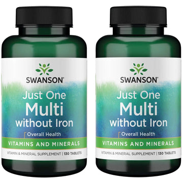 Swanson Century Formula Multivitamin Without Iron 130 Tabs (2 Pack) Swanson uk supplements