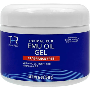 True+Real Emu Oil Gel, 12 oz True+Real uk supplements