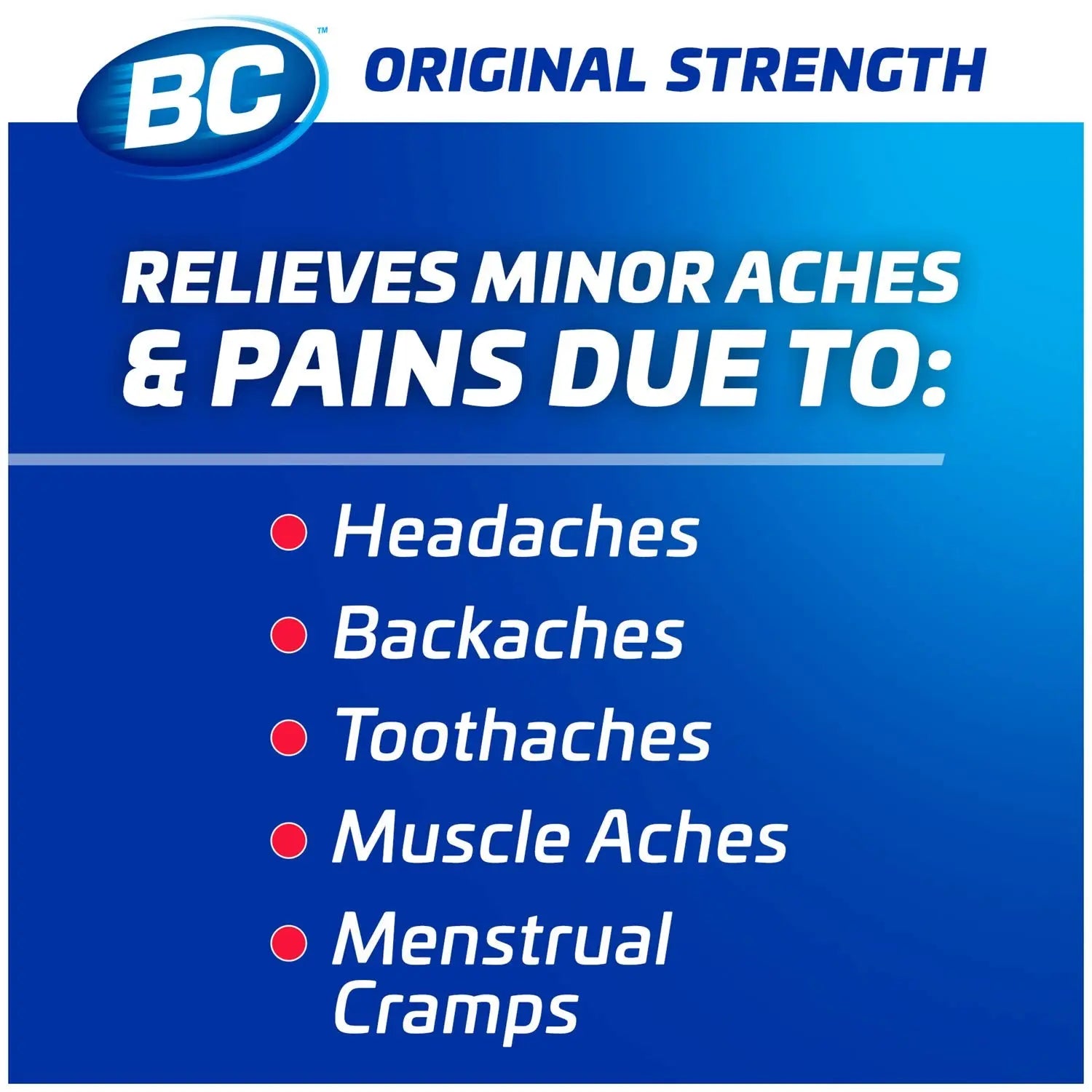 BC Powder Original Strength Pain Reliever, 50 Powder Sticks, 50 Count(Pack of 6) BC uk supplements