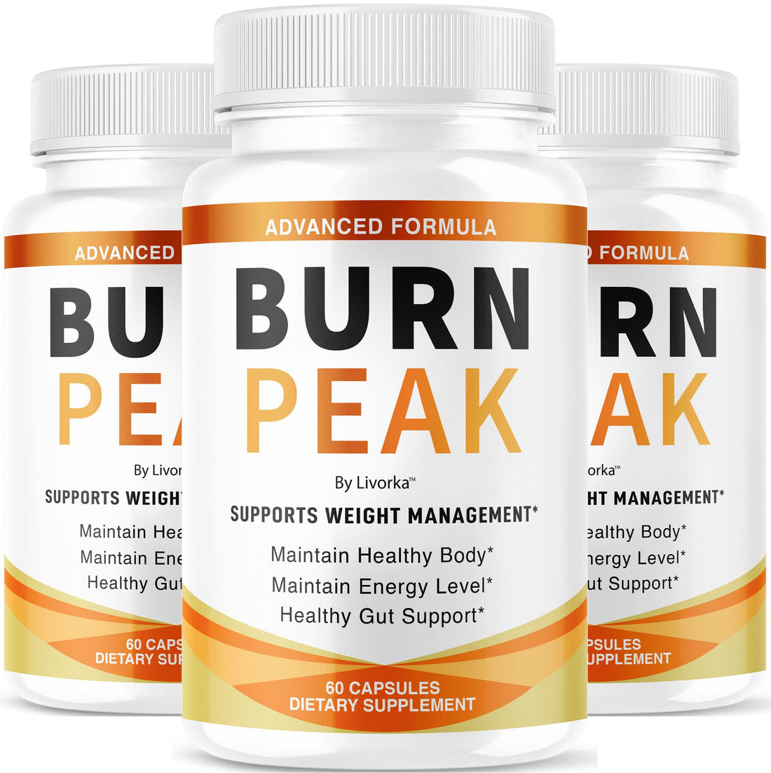 (3 Pack) Burn Peak Capsules - Official BurnPeak Weight Pills Advanced Premium Support, All Natural Burn Peak Pink Salt Trick Supplement for Overall Health & Wellness Reviews, 180 Capsules for 3 Months LIVORKA uk supplements