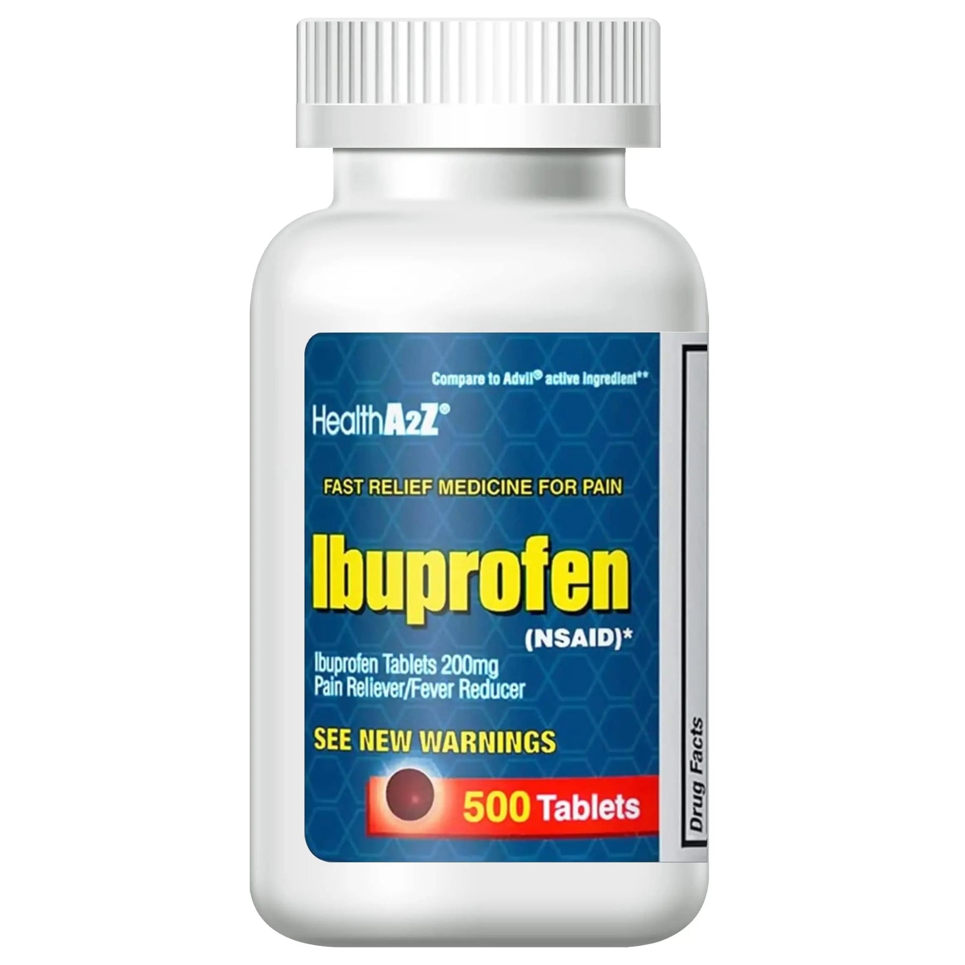 HealthA2Z® Ibuprofen 200mg | 500 Counts | Pain Relief | Body Aches | Headache | Arthritis | Cramps | Back Pain | Fever Reducer… (500 Count) HealthA2Z uk supplements
