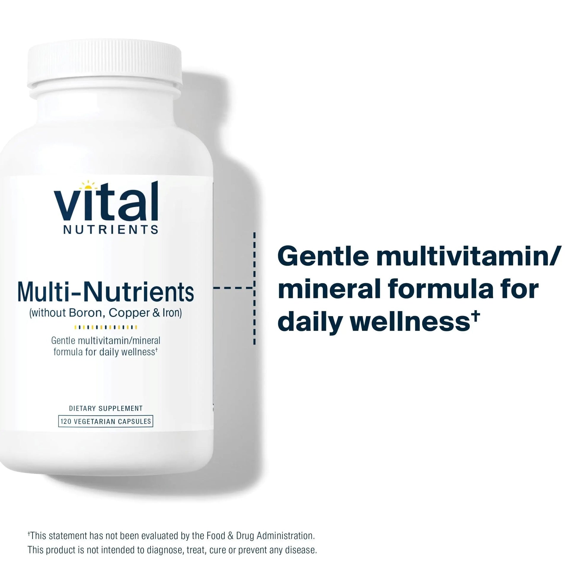 Vital Nutrients Multi-Nutrients 5 Ultra Antioxidant Formula | Boron, Copper, and Iron Free | Vegetarian Daily Multivitamin and Mineral Vital Nutrients uk supplements