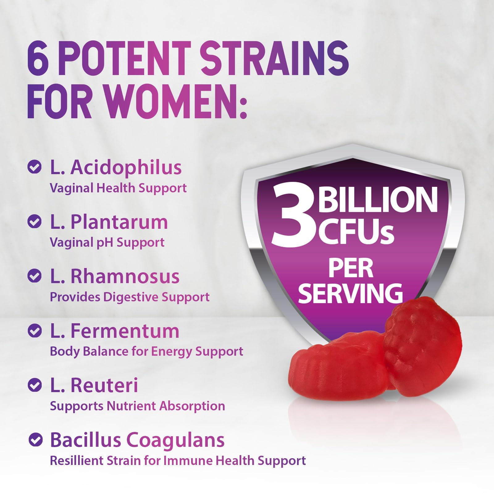 Menopause Supplement Gummies - 3 Billion CFU Women's Probiotics - Advanced Menopause Relief Formula for Women with Black Cohosh & Red Clover - Mild Hot Flashes & Night Sweats Support - 60 Gummies Nature's Nutrition uk supplements