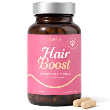 18-in-1 Hair Growth Supplement | Collagen, Hyaluronic Acid, Nettle, Silica, Biotin, Grape Seed Extract, Bamboo | Stronger, Thicker, Longer Hair – Supports Hair Volume, Shine, Scalp & Nail Health kailea uk supplements