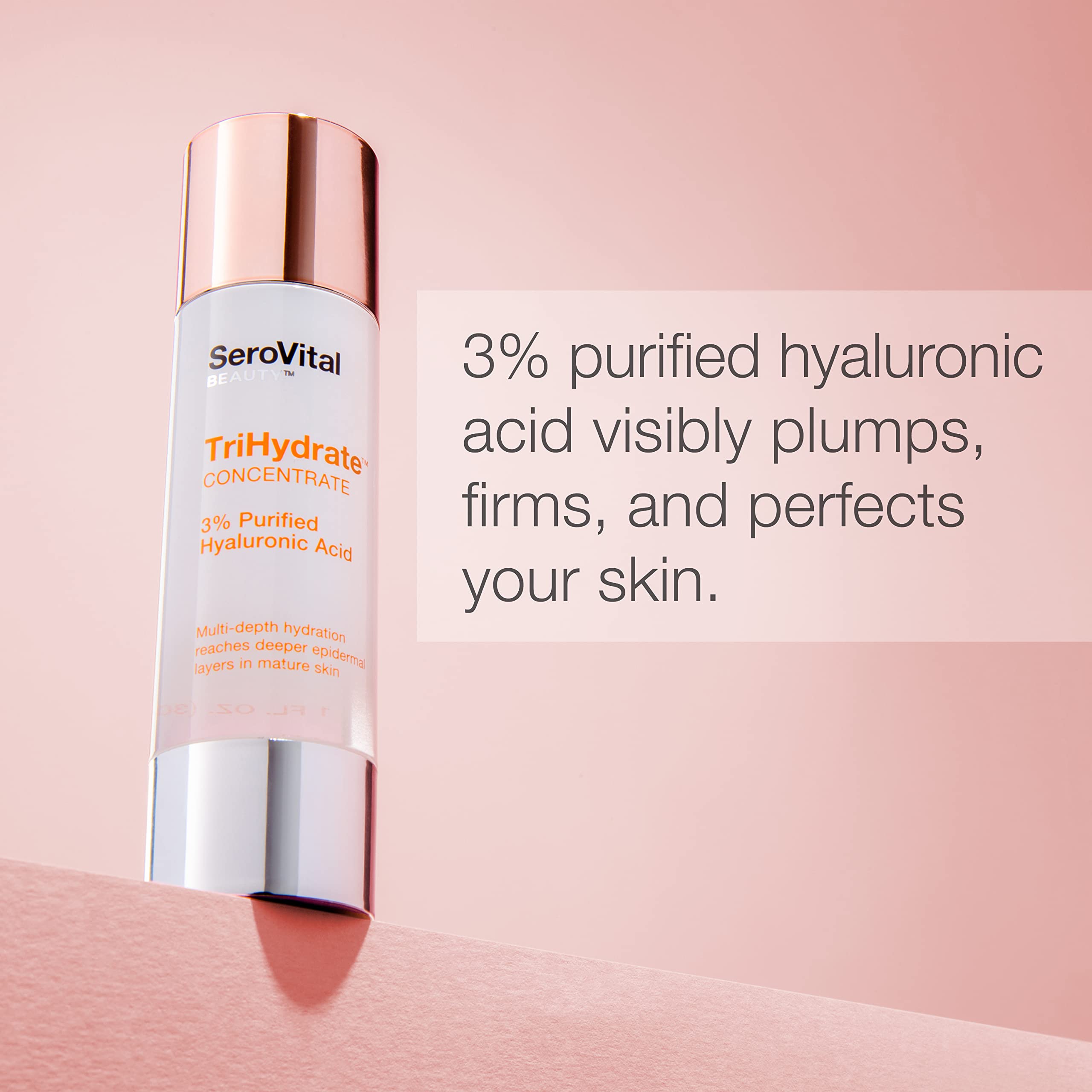 SeroVital Beauty TriHydrate Concentrate - 3% Hyaluronic Acid - 3 Forms - Anti Aging Serovital uk supplements