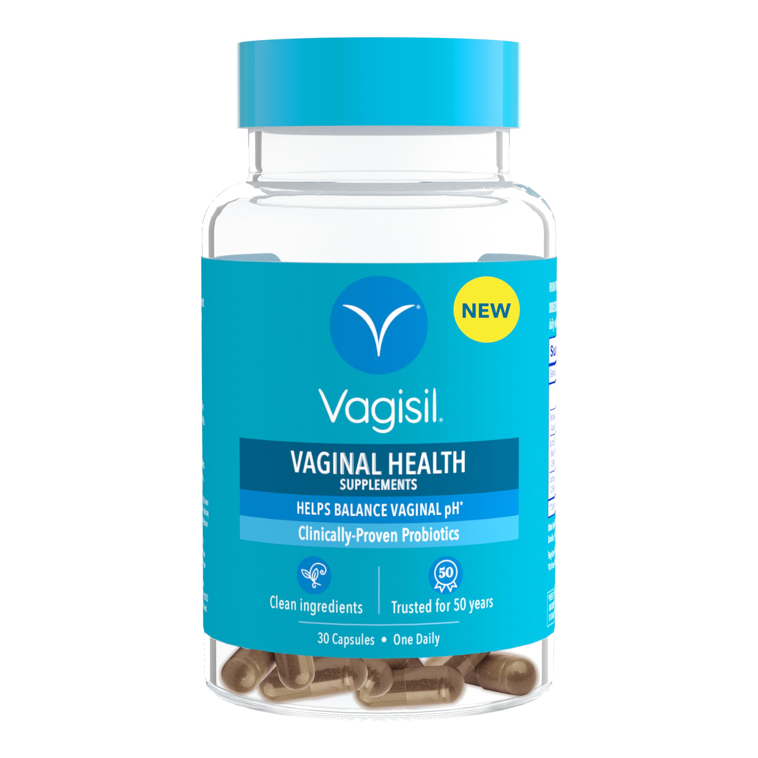 Vagisil Vaginal Health Supplements, Clinically-Proven Probiotics, Promotes Vaginal Health Vagisil uk supplements