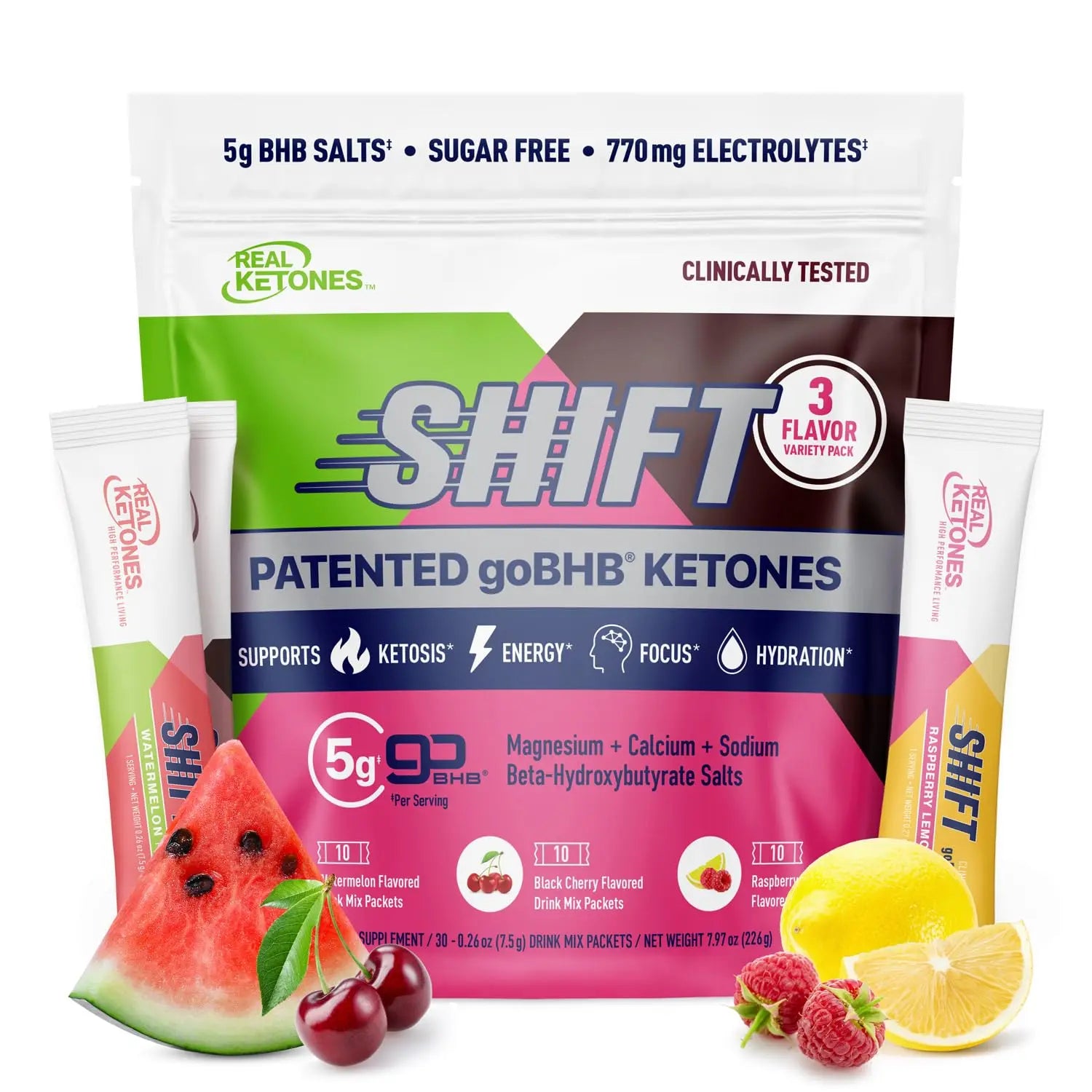 Real Ketones BHB Exogenous Ketones Drink Mix Packets Keto Electrolytes Powder Packets No Sugar with 4 Main Fasting Electrolytes Plus Hydrating Patented Keto BHB Real Ketones uk supplements