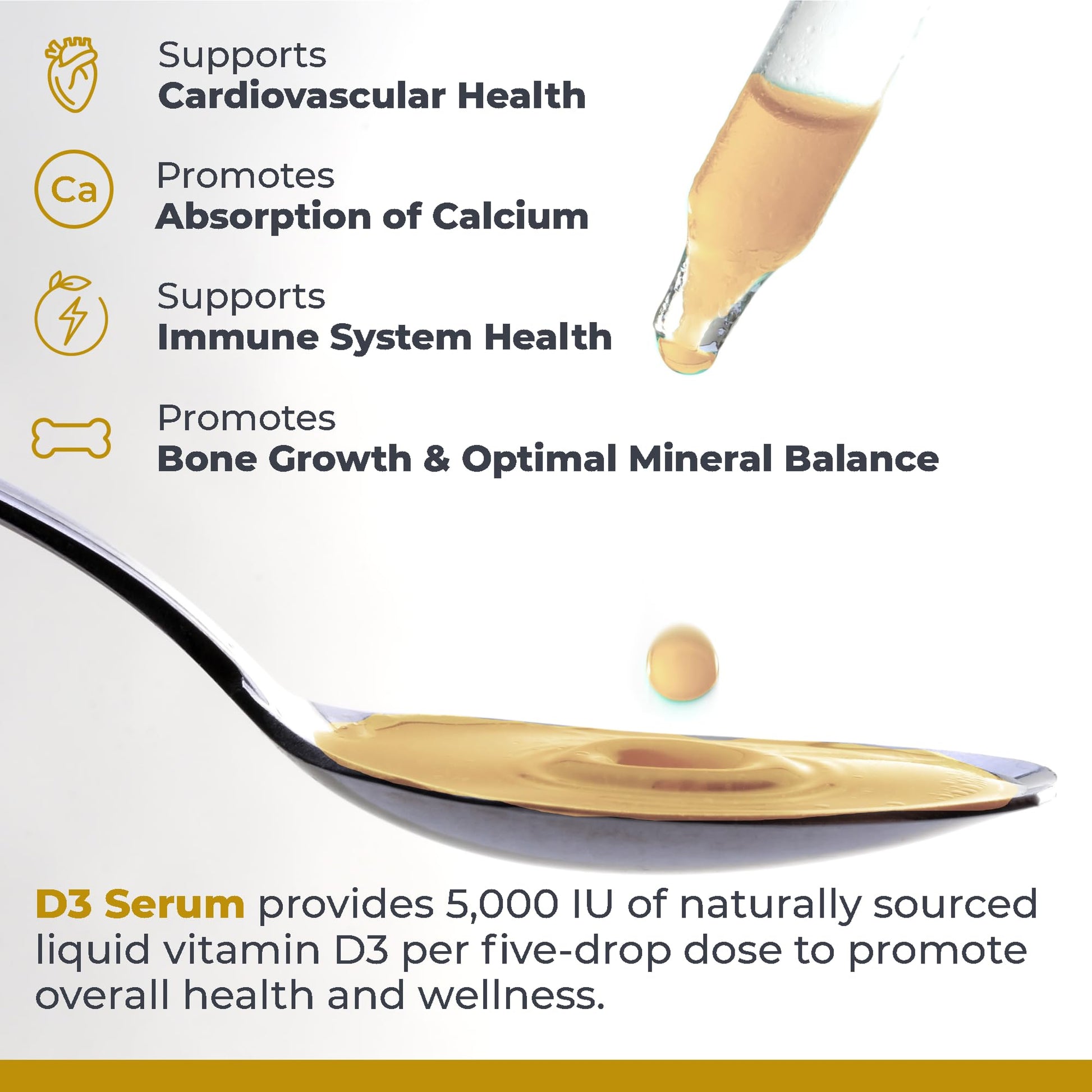 Premier Research Labs Vitamin D3 Serum - Liquid Vitamin D Oil Drops for Adults, Liquid Vitamin D3 5000 IU, Sublingual Vit D3 Liquid - 0.43 fl oz Premier Research Labs uk supplements