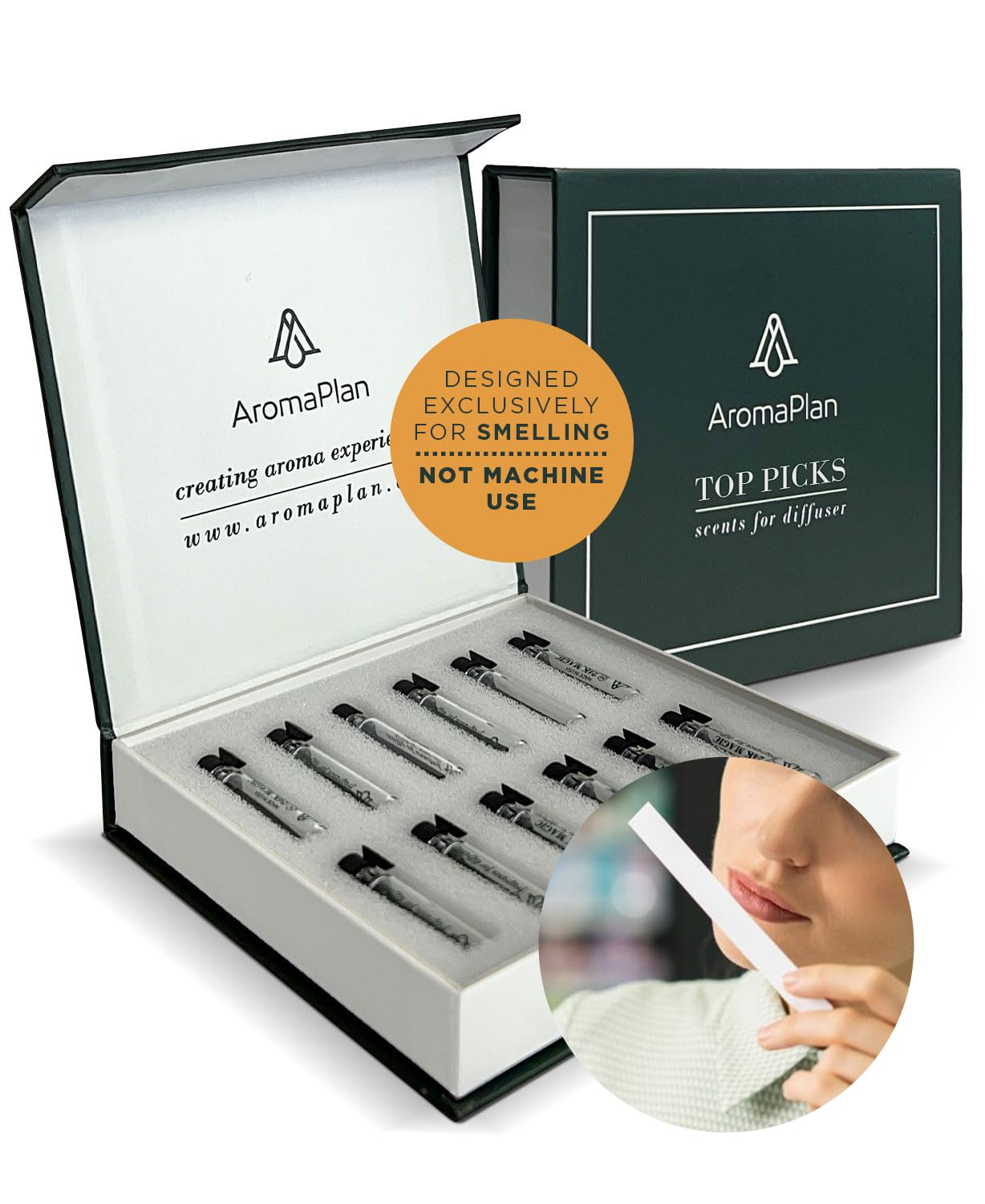 Aromaplan Sample Set, Top Picks Set Collection Exclusively for Smelling, NOT Machine USE AROMAPLAN uk supplements