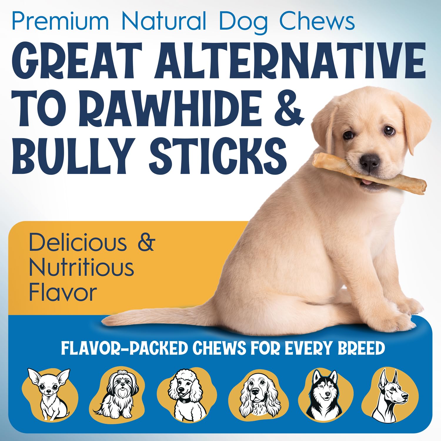 FETCHERONI 6" Collagen Sticks for Dogs – Low Odor Long-Lasting Bully Stick & Rawhide Alternative, Single Ingredient Beef Bone, High Protein Dental Treat, Vet Approved, Improves Joint Health – 20 Pack FETCHERONI uk supplements