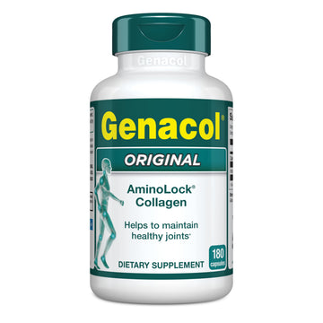 Collagen Peptides Joint Supplements for Men & Women by Genacol | Exclusive Hydrolyzed Collagen Pills | Helps Maintain Healthy Joints | Colageno Hidrolizado | Genacol Original 180 Capsules Genacol uk supplements