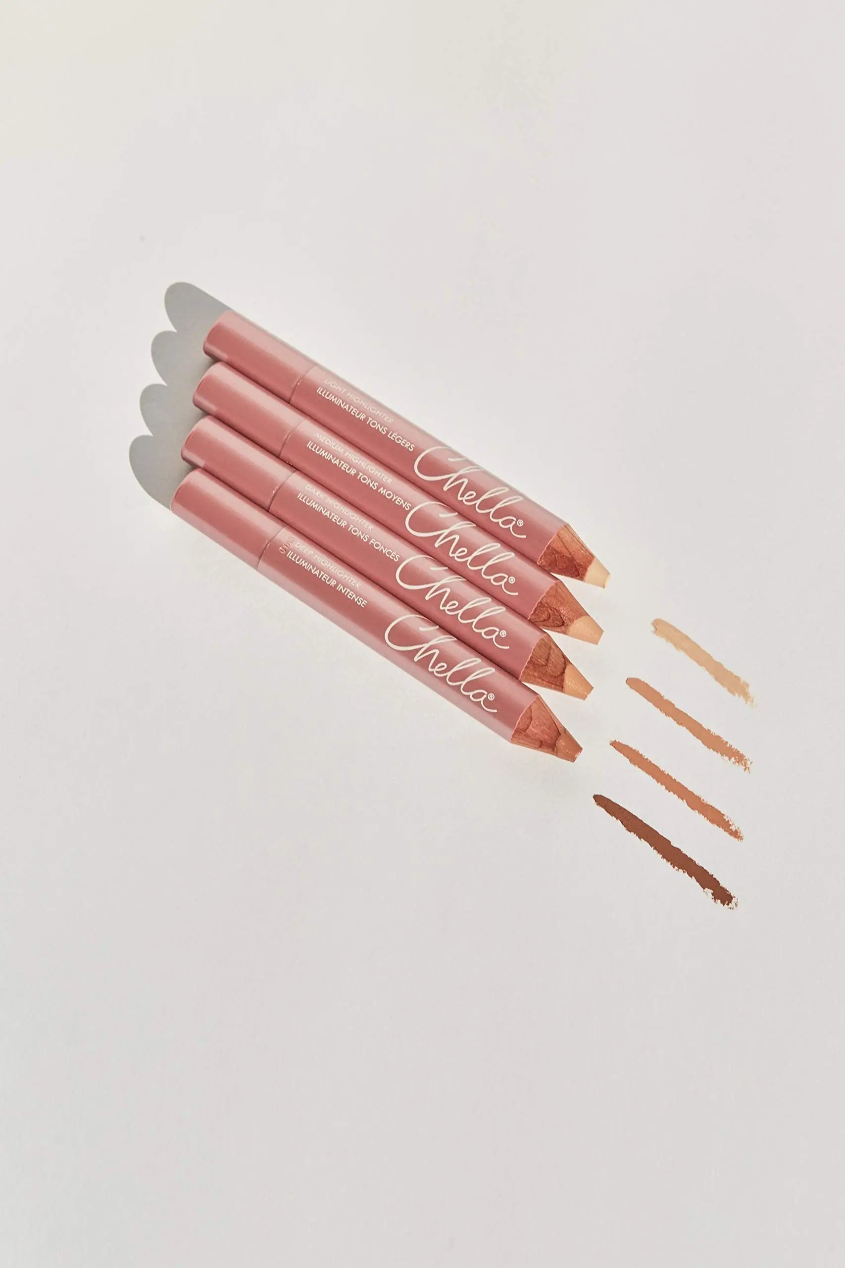 Chella Highlighter Makeup Pencil - Vegan, Cruelty Free, Paraben Free, Gluten Free - Use as a Highlighter, Concealer and Under Eye Liner (Deep Matte) Chella uk supplements