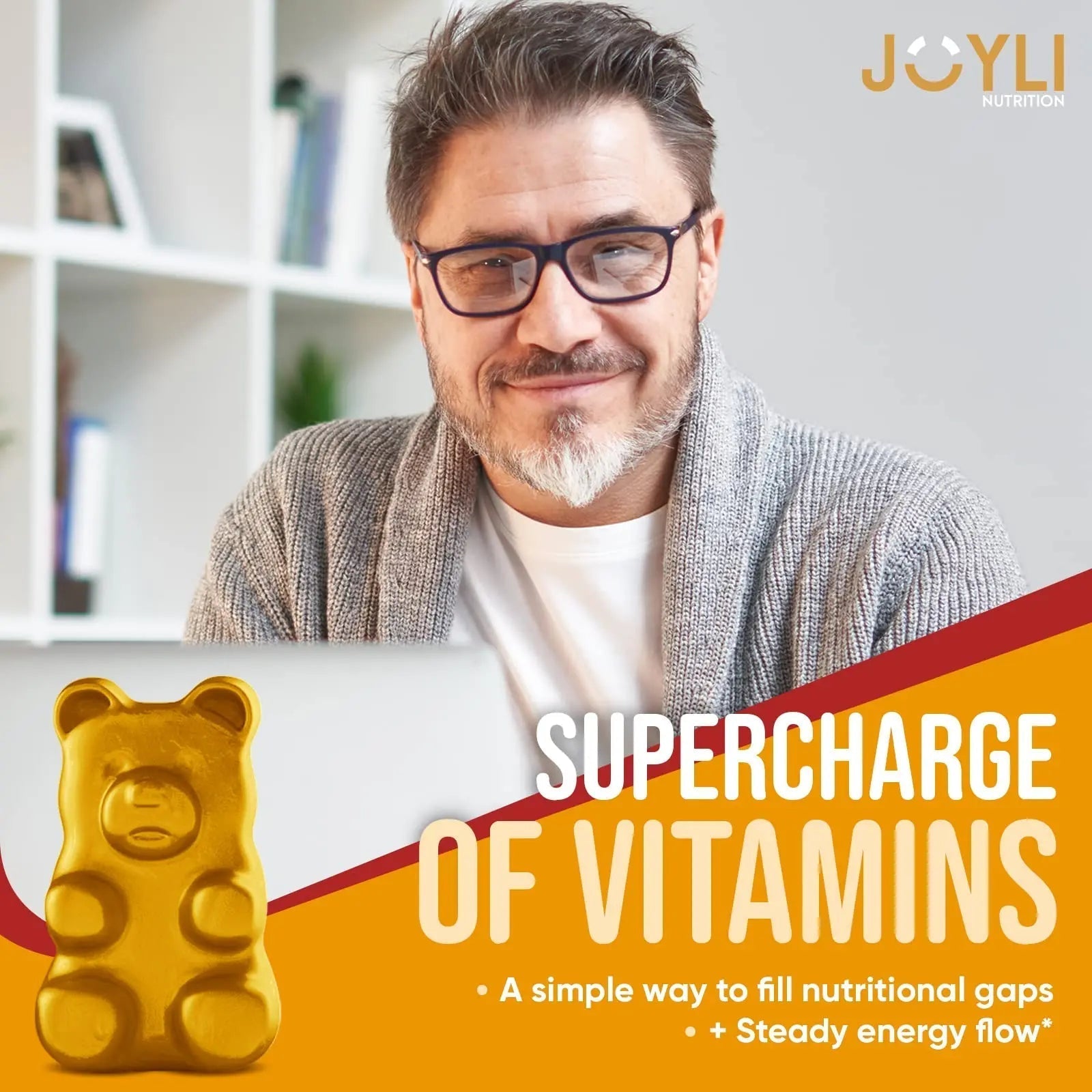 Joyli Superfruit Gummies - Sugar-Free Fruit Multivitamin Gummies for Adults - Natural JOYLI Nutrition uk supplements