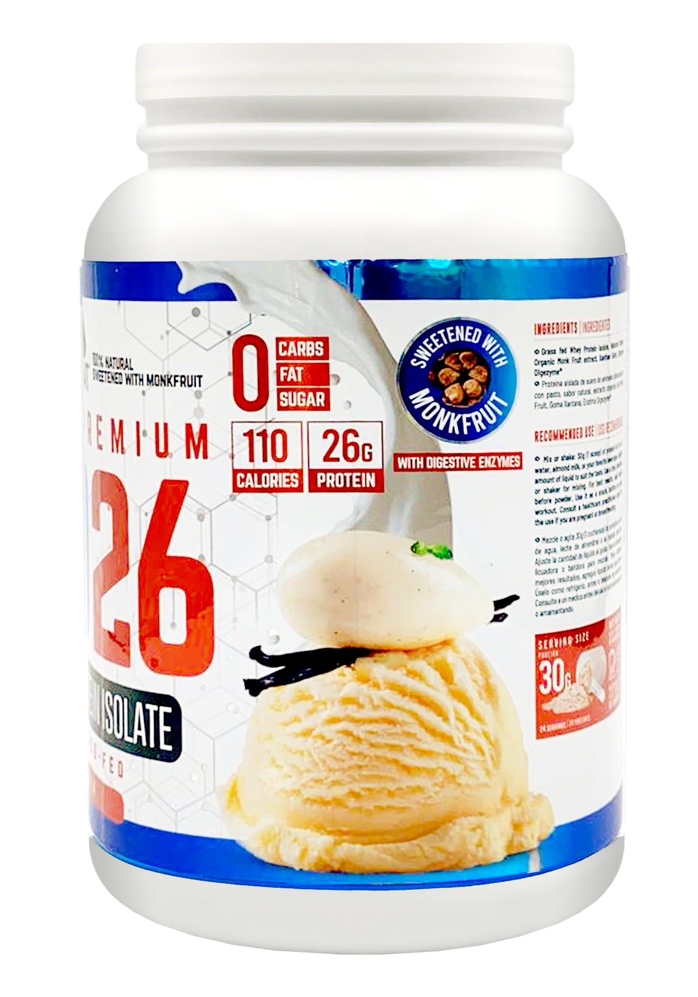 MOMOF4TRANSFORM MO4T Grass Fed Whey Protein Isolate Powder, Naturally Sweetened MOMOF4TRANSFORM uk supplements