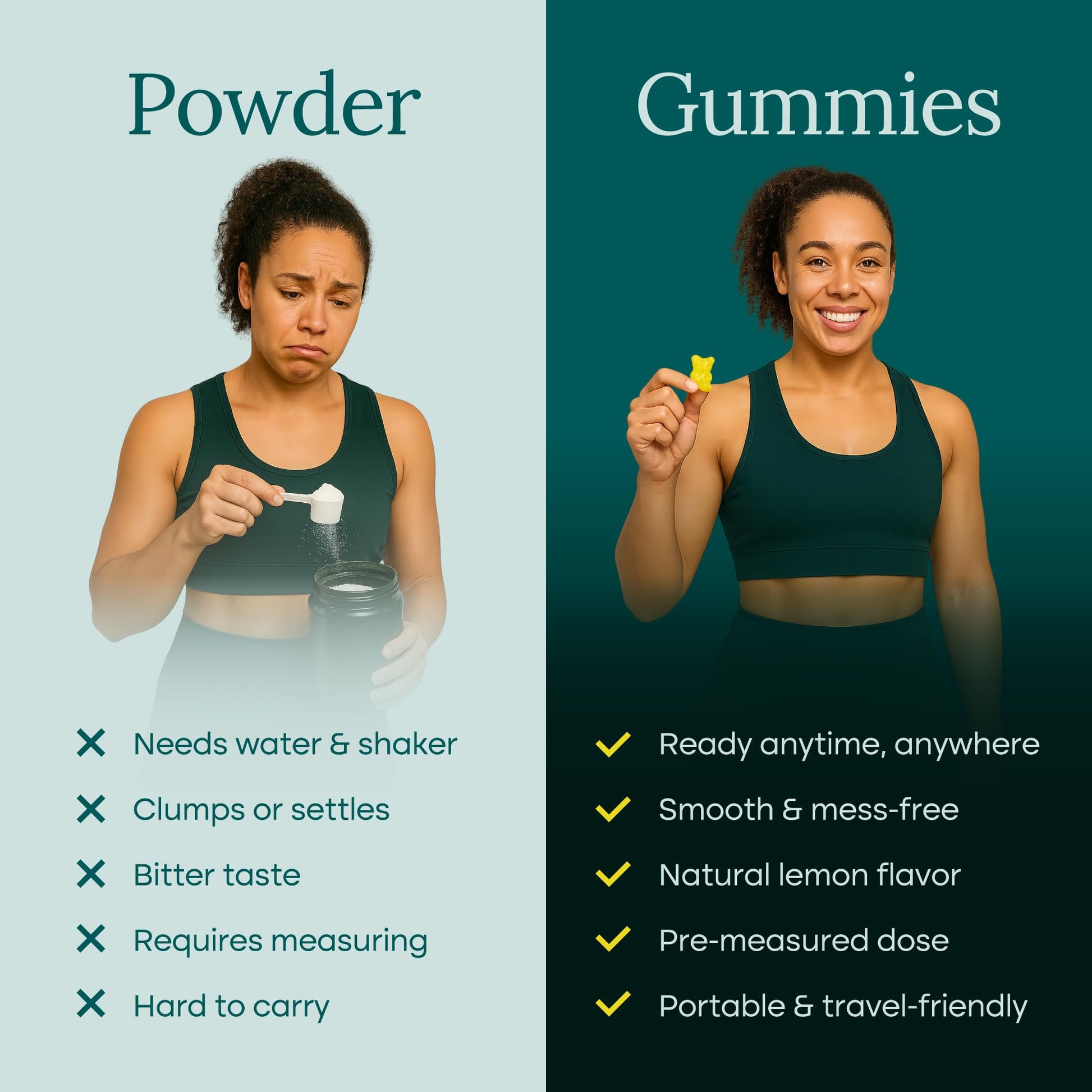Sugar-Free Creatine Monohydrate Gummies 5gram per Serving, Potent Creatine Gummies for Women & Men, Supplement for Muscle Support, Cellular Energy & Cognitive Function [Lemon Drops Candy Flavor] Etta Vita uk supplements