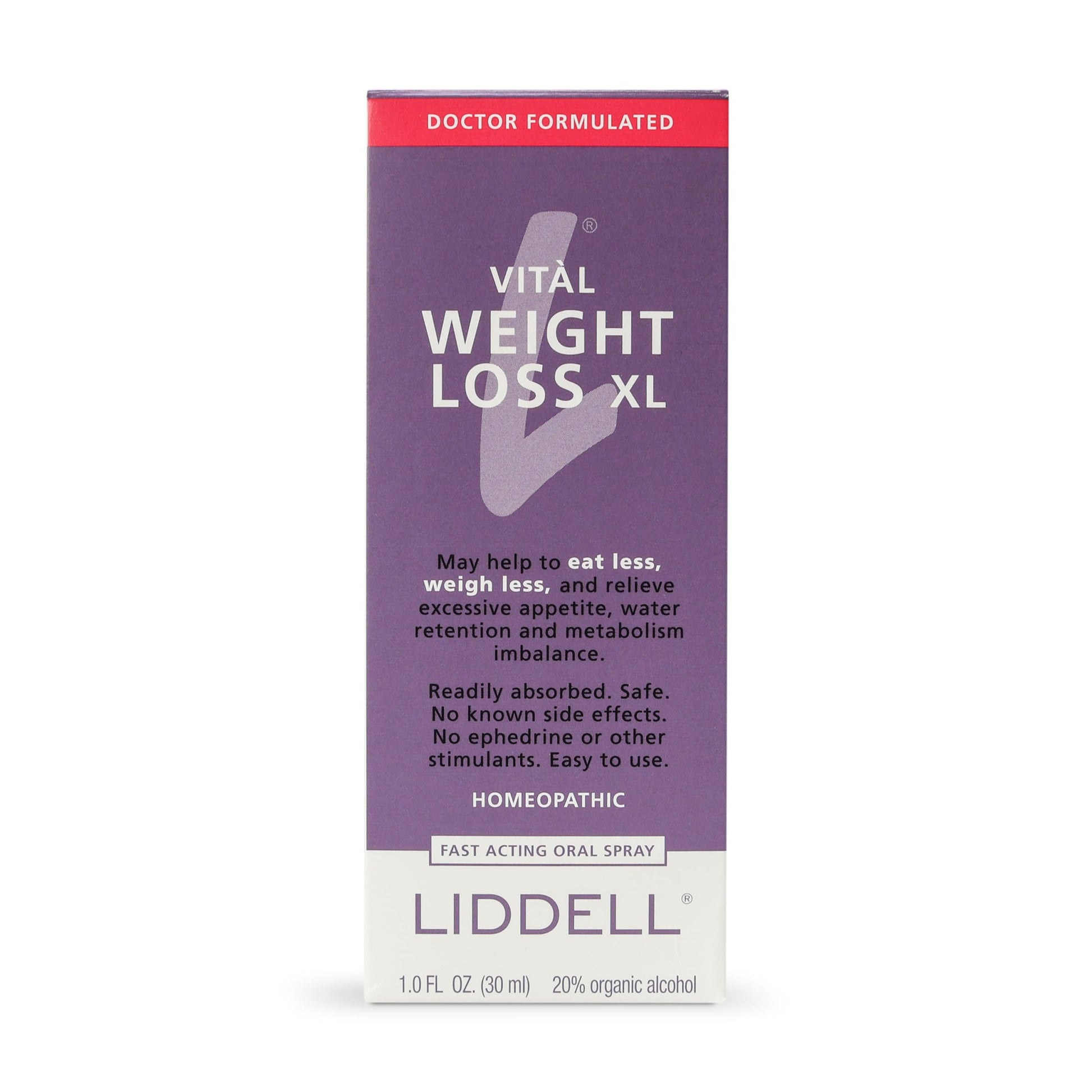 VITL Weight Loss XL Liddell Homeopathic 1 oz Liquid Liddell uk supplements