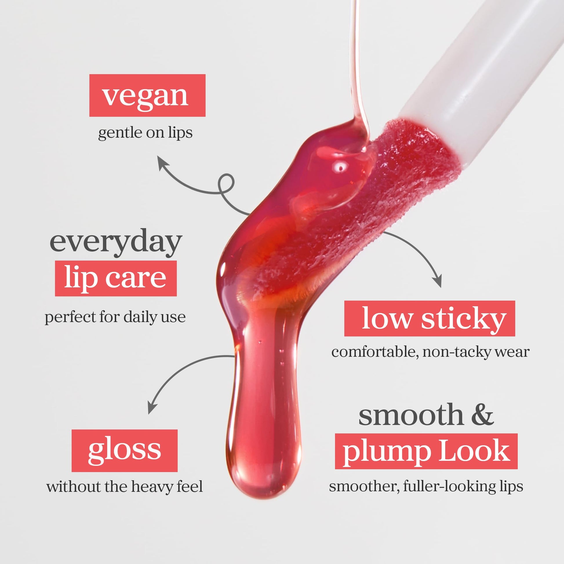 NOONI Korean Lip Oil - Appleberry | Long-Lasting, Moisturizing, Plumping, Revitalizing for Dry Lips, Waterproof, No Peel Off, Hydrating, Nourishing Crystal Clear, Stocking Stuffers, 0.12 FL Oz NOONI uk supplements