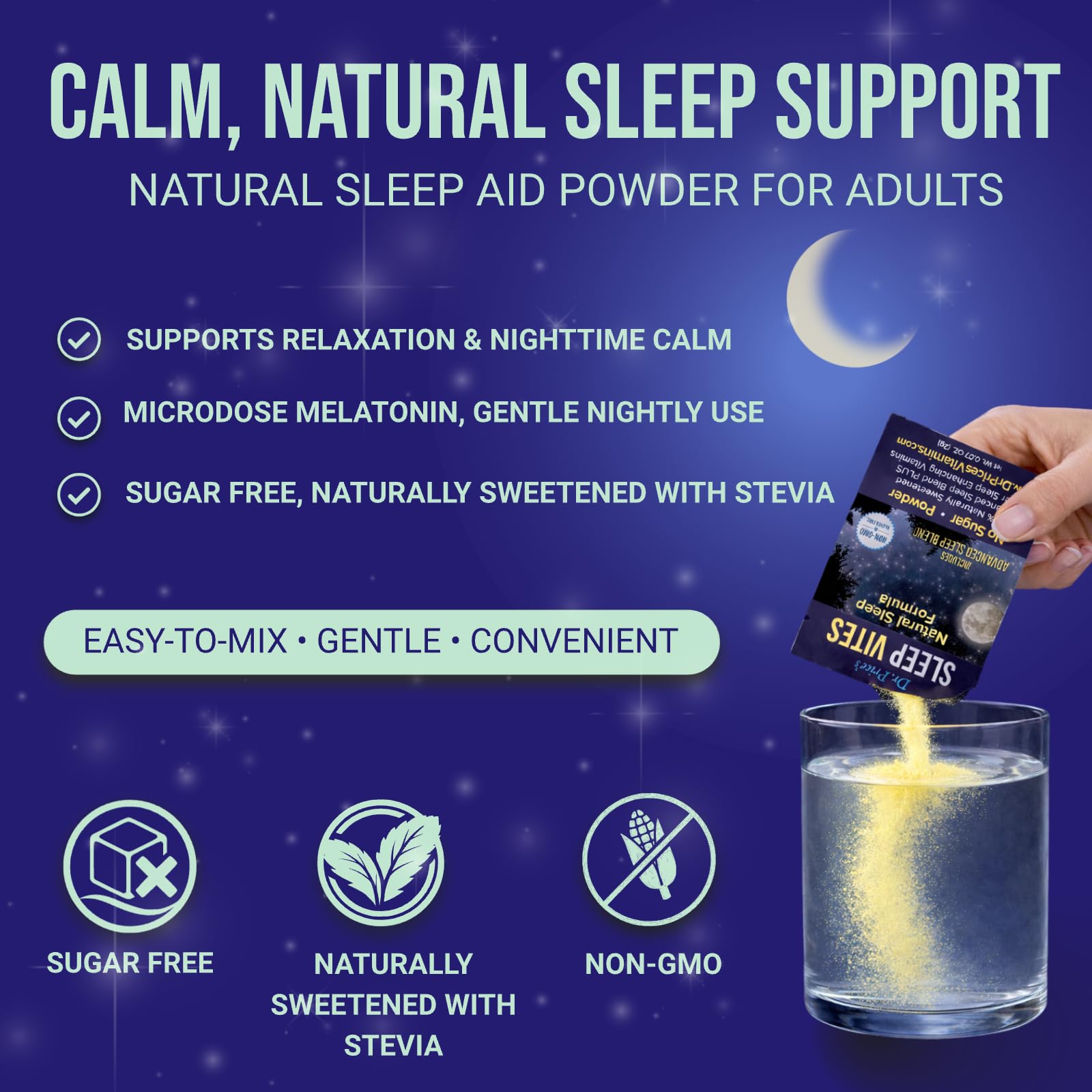 Dr. Price’s Natural Sleep Aid Powder – Berry-Citrus, 30 Packs | Sleep Powder Drink Mix with Magnesium, Microdose Melatonin & Tryptophan | Sleep Support for Adults | Doctor-Formulated, Made in USA Dr. Price's Vitamins uk supplements