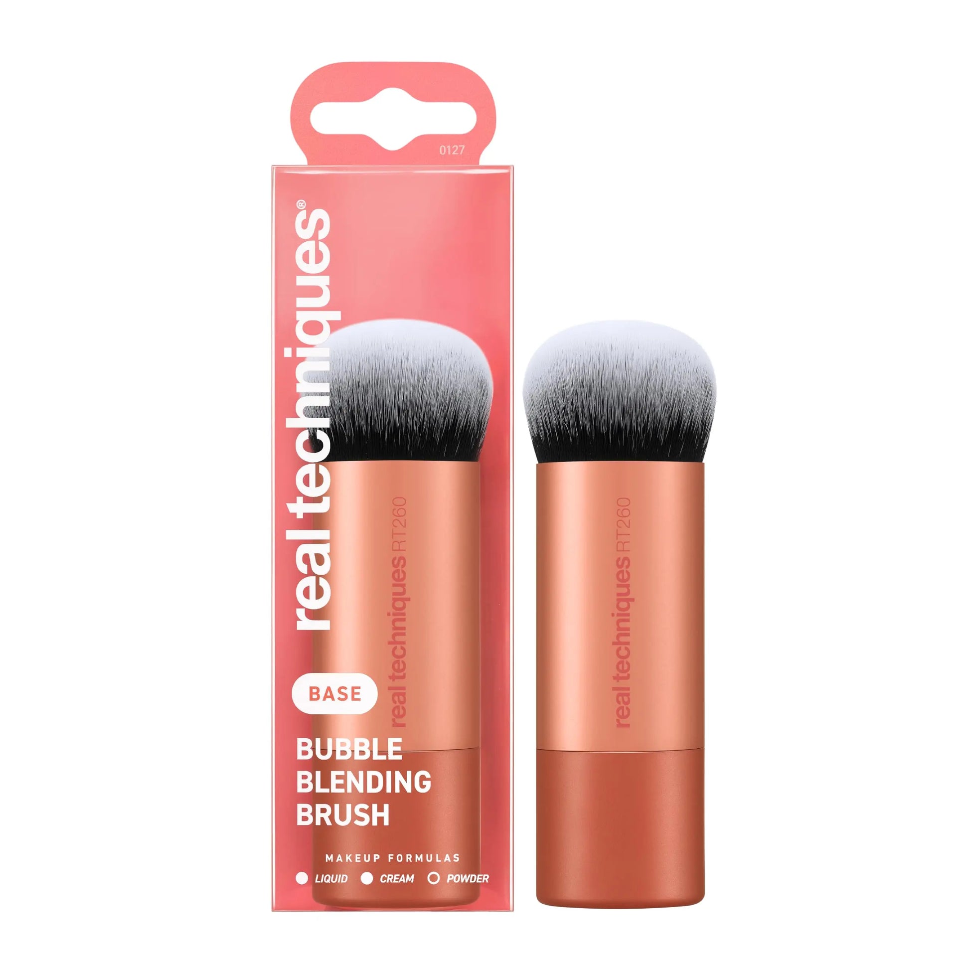 Real Techniques Bubble Blending Makeup Brush, Multipurpose Foundation Brush For Liquid, Cream, & Powder Products, Unique Round Brush Head, Synthetic Bristles, Vegan & Cruelty Free, 1 Count Real Techniques uk supplements