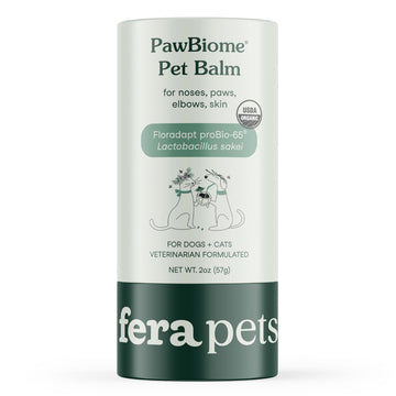 Fera Pets PawBiome® - Cat & Dog Balm for Paws and Nose with Postbiotics - Encourages Skin Recovery - Balances Skin Microbiome - Supports The Skin's Natural Barrier - 2 oz Stick Fera Pets uk supplements