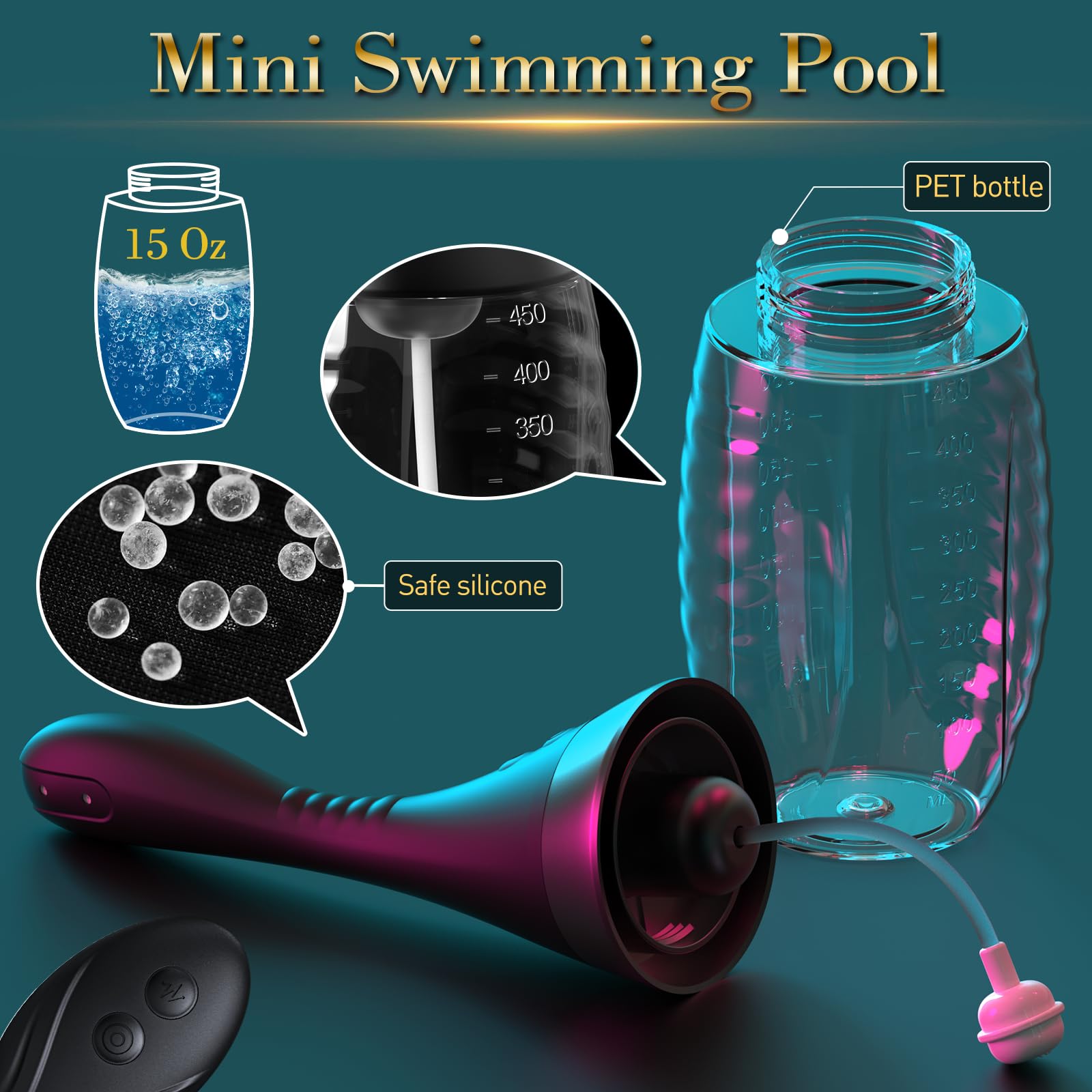15oz Electric Enema Bulb -Remote Anal Douche, 3 Enema Speeds,Bendable Enema Douche SEXY SLAVE uk supplements