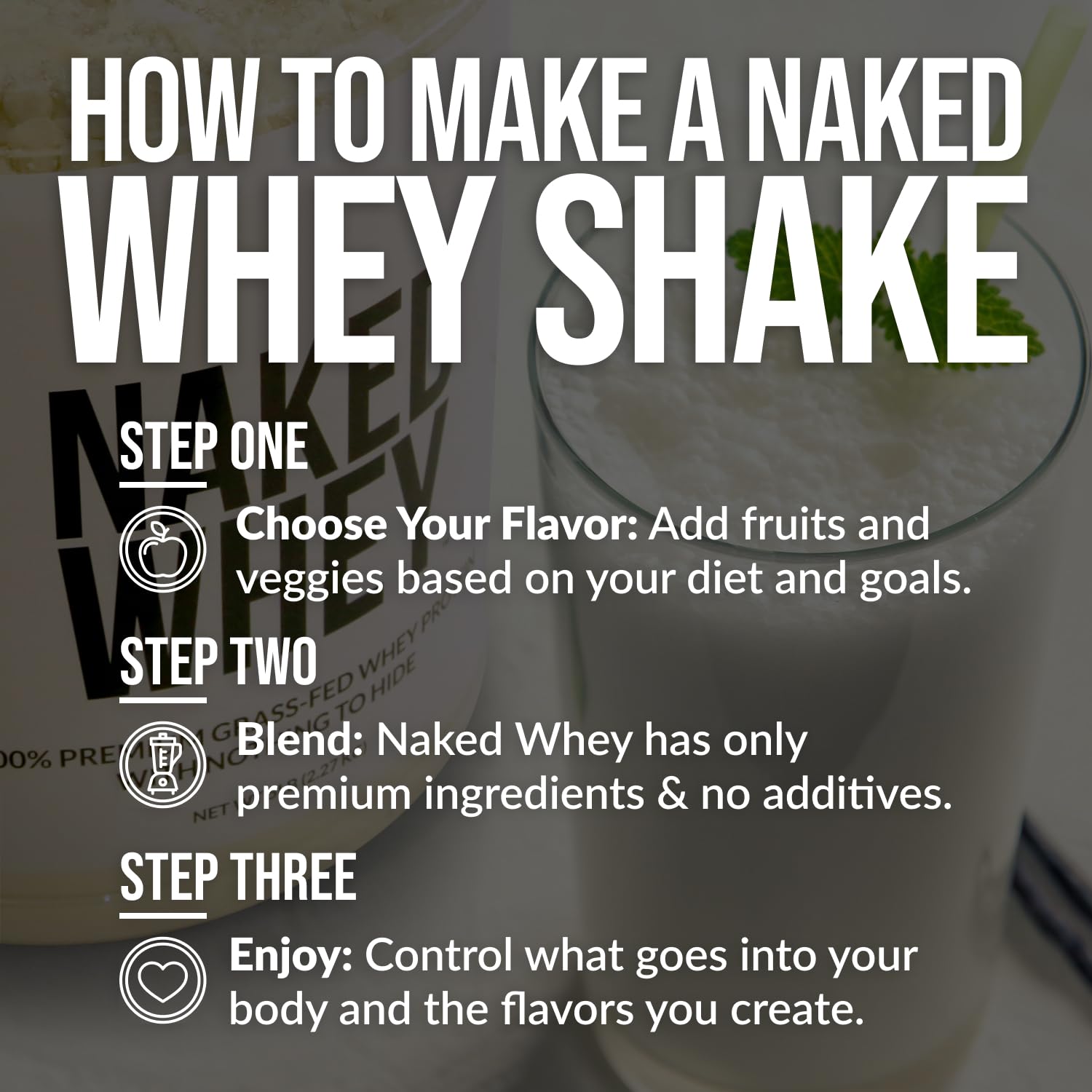 NAKED Whey Protein Powder (Chocolate PB, 2 LB) NAKED uk supplements