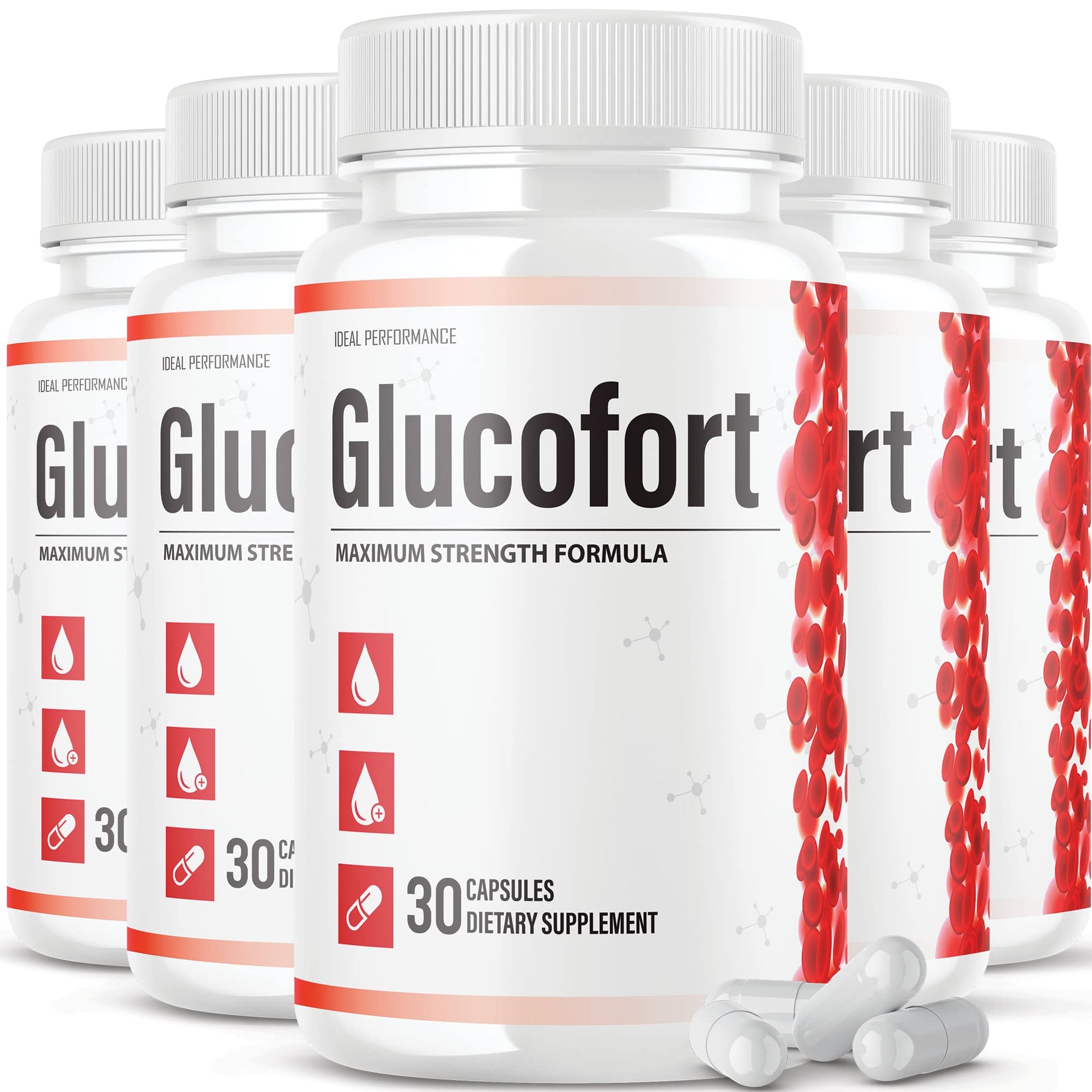 IDEAL PERFORMANCE (Official) Glucofort Formula Supplement (5 Pack) IDEAL PERFORMANCE uk supplements