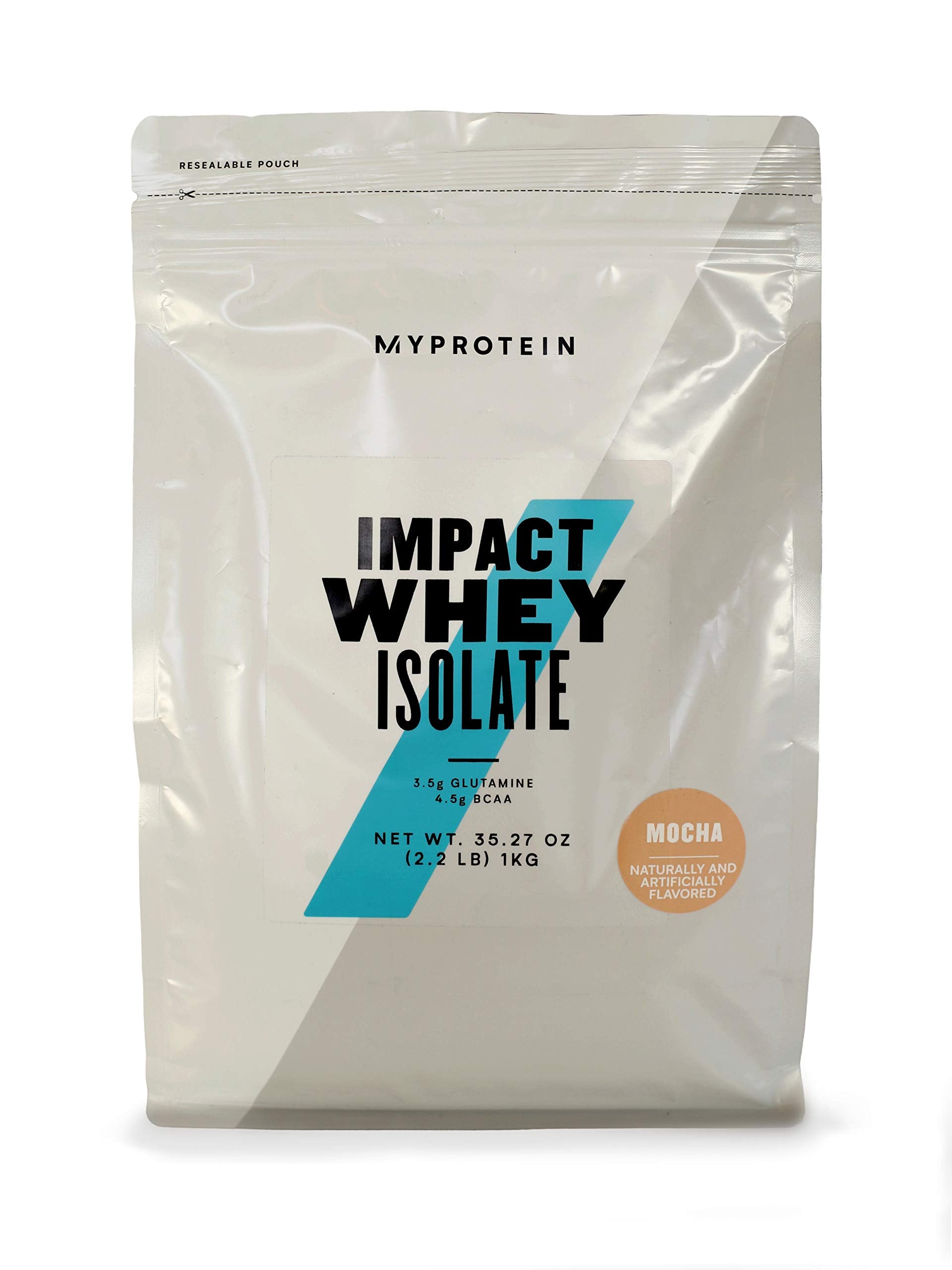 Myprotein Impact Whey Isolate - Mocha, 2.2 Lbs (40 Servings) Myprotein uk supplements