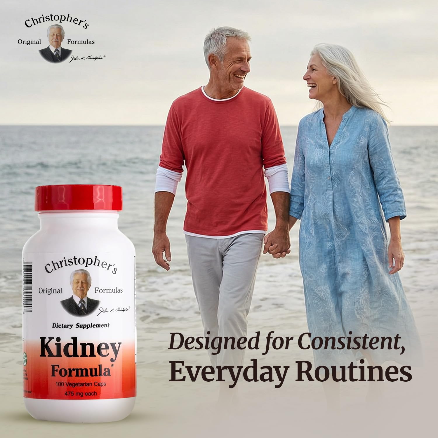 Christopher's Original Formulas Kidney Formula - Kidney Cleanse Detox & Repair Formula - Herbal Blend for Kidney Support Christopher's Original Formulas uk supplements