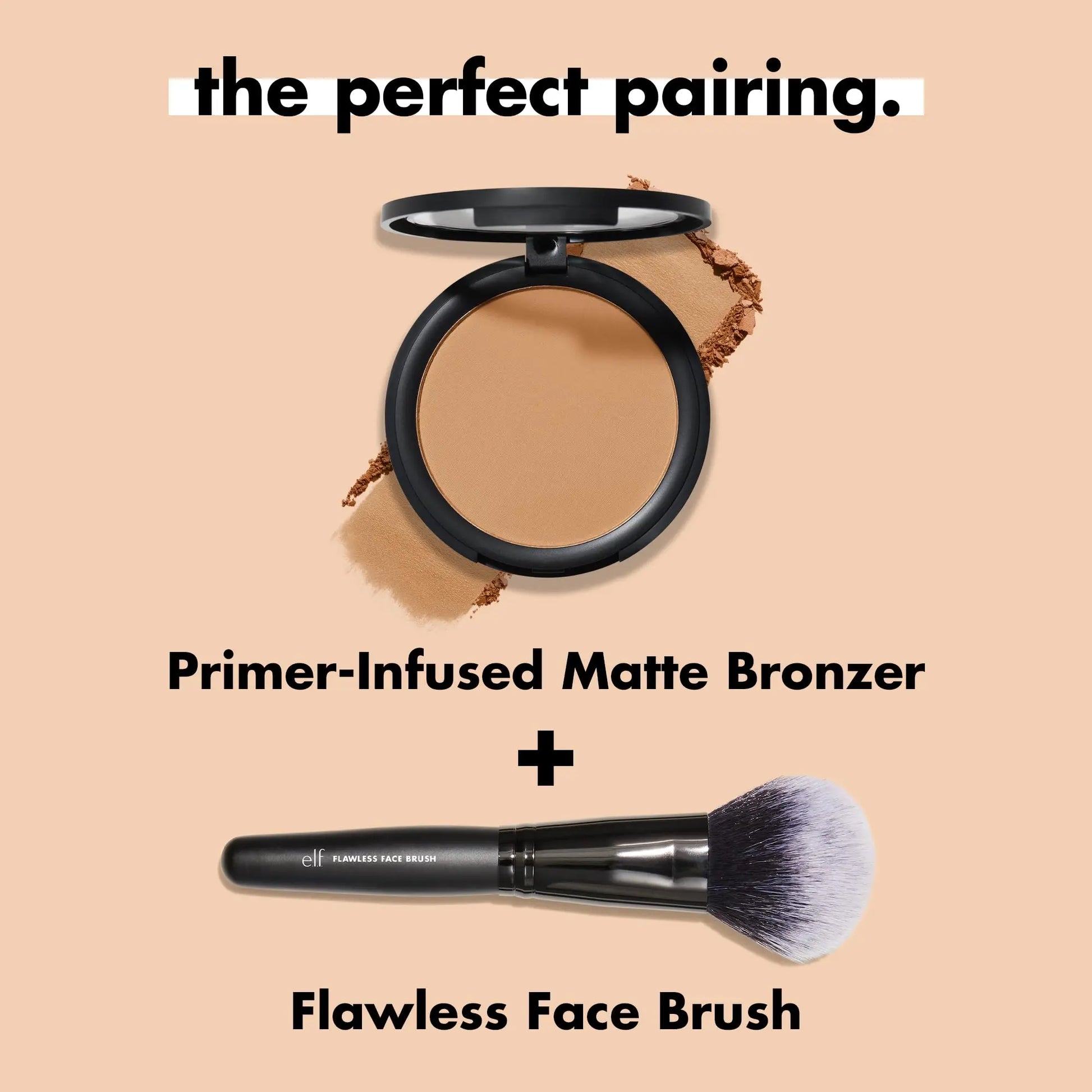 e.l.f. Primer-infused Bronzer, Long-Wear, Matte, Bold, Lightweight, Blends Easily, Contours Cheeks, Forever Sun Kissed, All-Day Wear, 0.35 Oz e.l.f. uk supplements