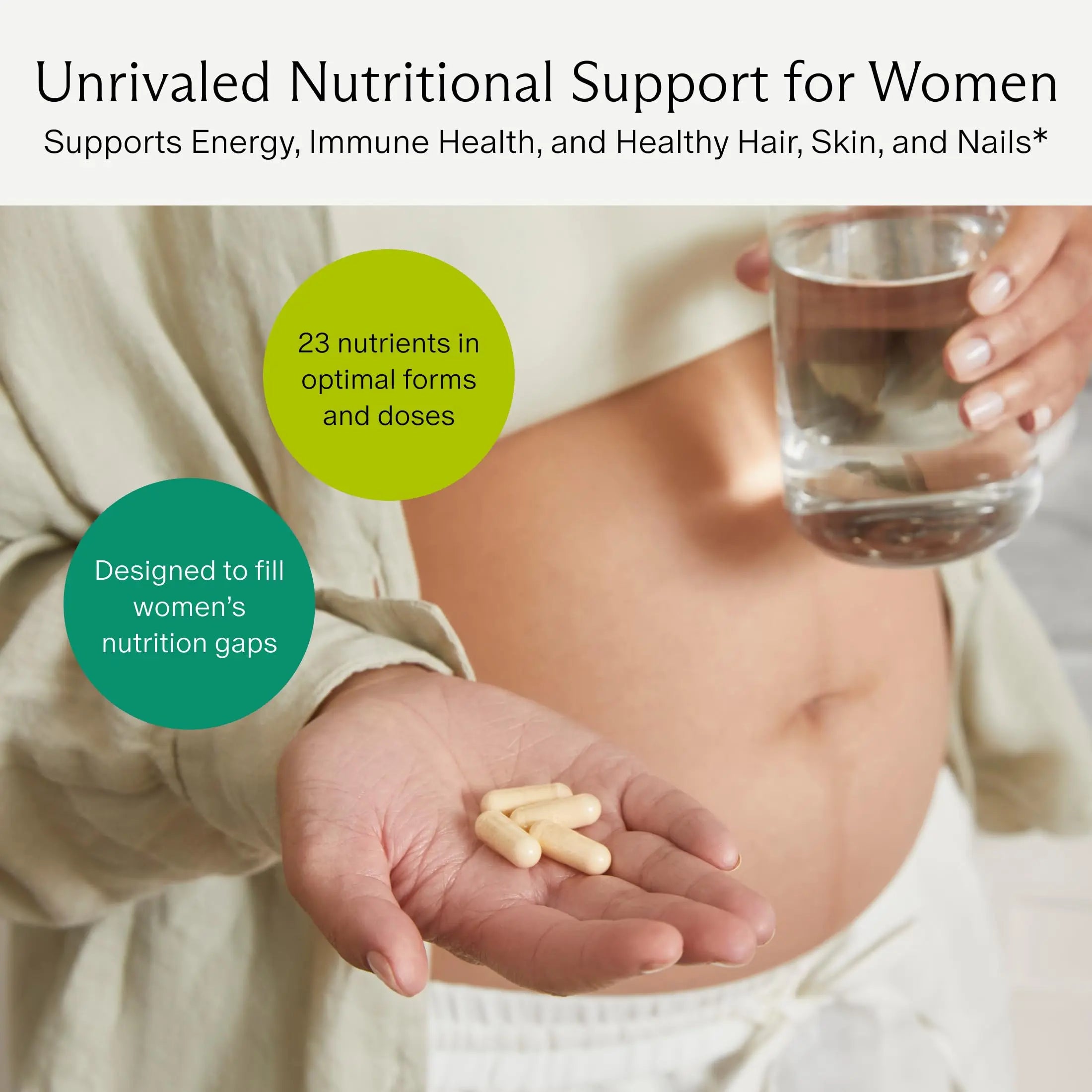 Needed. Multivitamin for Women with 23 Vitamins, Minerals and Antioxidants - Daily Womens Multivitamin Needed. uk supplements