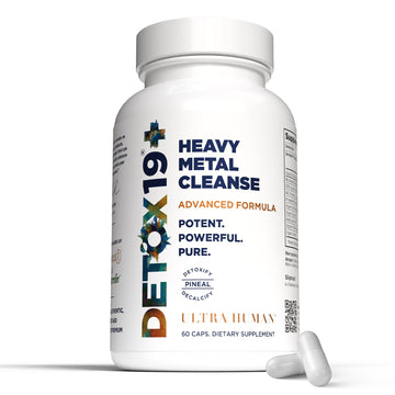 Ultra Human Daily Wellness Support – Heavy Metal Detox Cleanse, with Zeolite, Shilajit, Organic Chlorella & Spirulina, NAC & Alpha Lipoic. Supports Daily Detox, Cognition, Immune System -(Made in USA) Ultra Human uk supplements