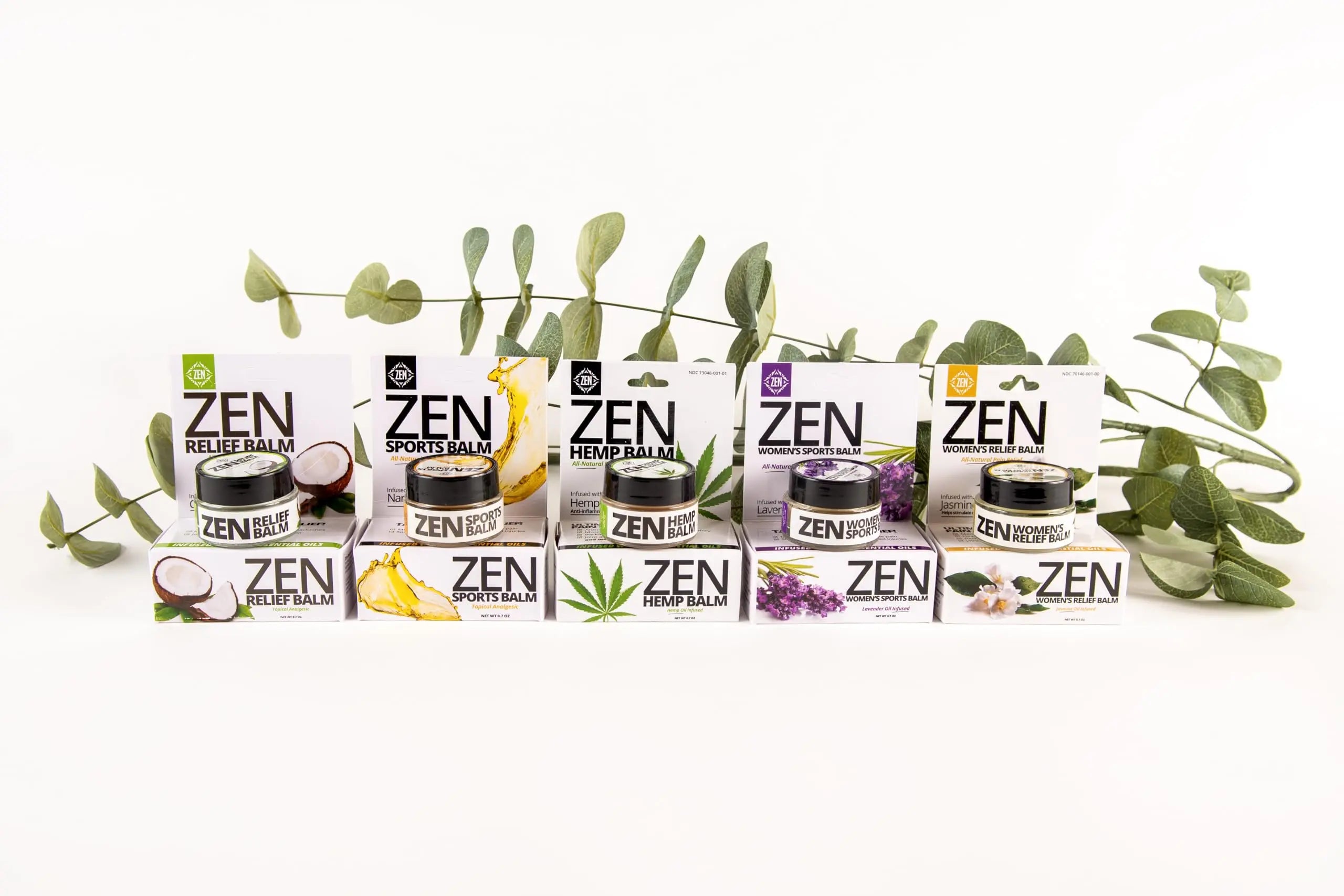 ZEN Variety Pack – Plant-Based Topical Balm Collection – Includes Relief, Sports, Women’s Sports, Women’s Relief & Hemp – 0.7 oz Each – #TrustedByLegends ZEN uk supplements