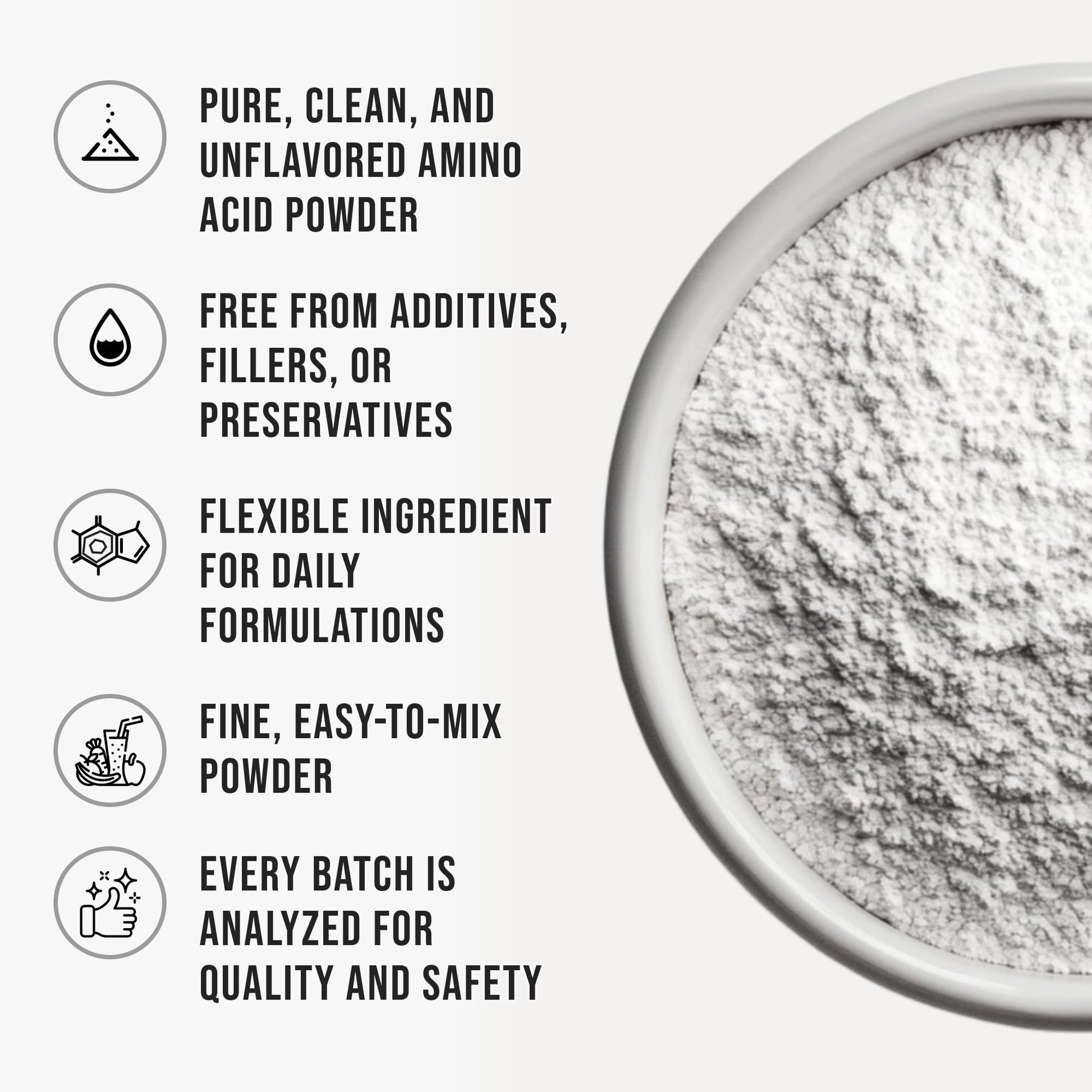 Pure L-Theanine Powder Unflavored Amino Acid Supplement Powder from Fine L-Theanine for Smooth Mixing Vegan Friendly Non-GMO No-Additives for Smoothies Drinks and Daily Nutrition Support, 3.2 oz (90g) WHYZ uk supplements
