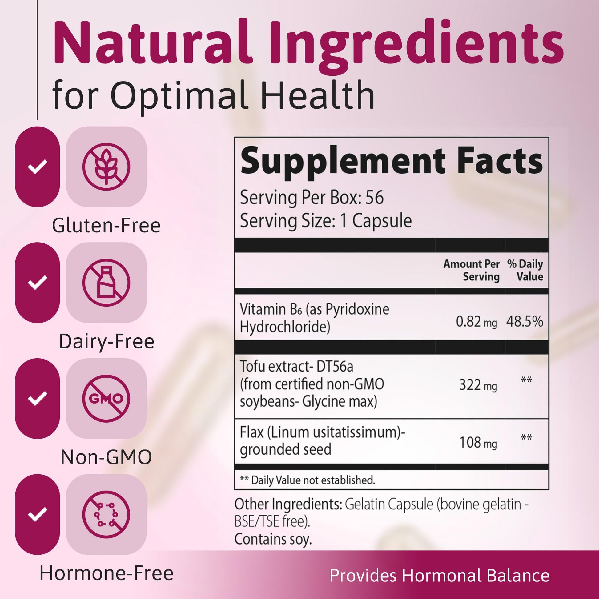 Femarelle® Recharge – Menopause Supplement for Women - Clinically Proven Menopause Relief - Hot Flashes, Night Sweats, Sleep & Libido Support Within 1st Month, Gluten-Free, GMO-Free & Hormone Free Femarelle uk supplements