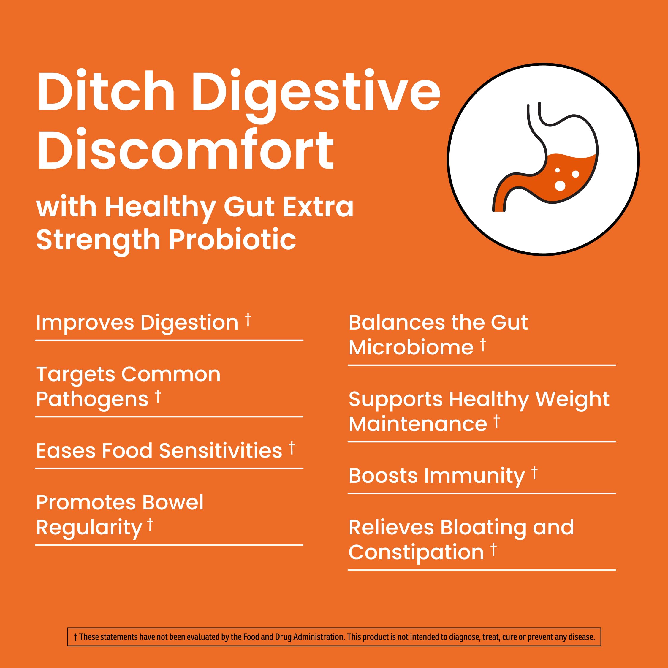 Ombre Healthy Gut Probiotics for Digestive Health 100 Billion CFU - Prebiotics and Probiotics for Women & Men with Lactobacillus Acidophilus & Digestive Enzymes, Gut Health Support, Vegan, 30 Servings Ombre uk supplements