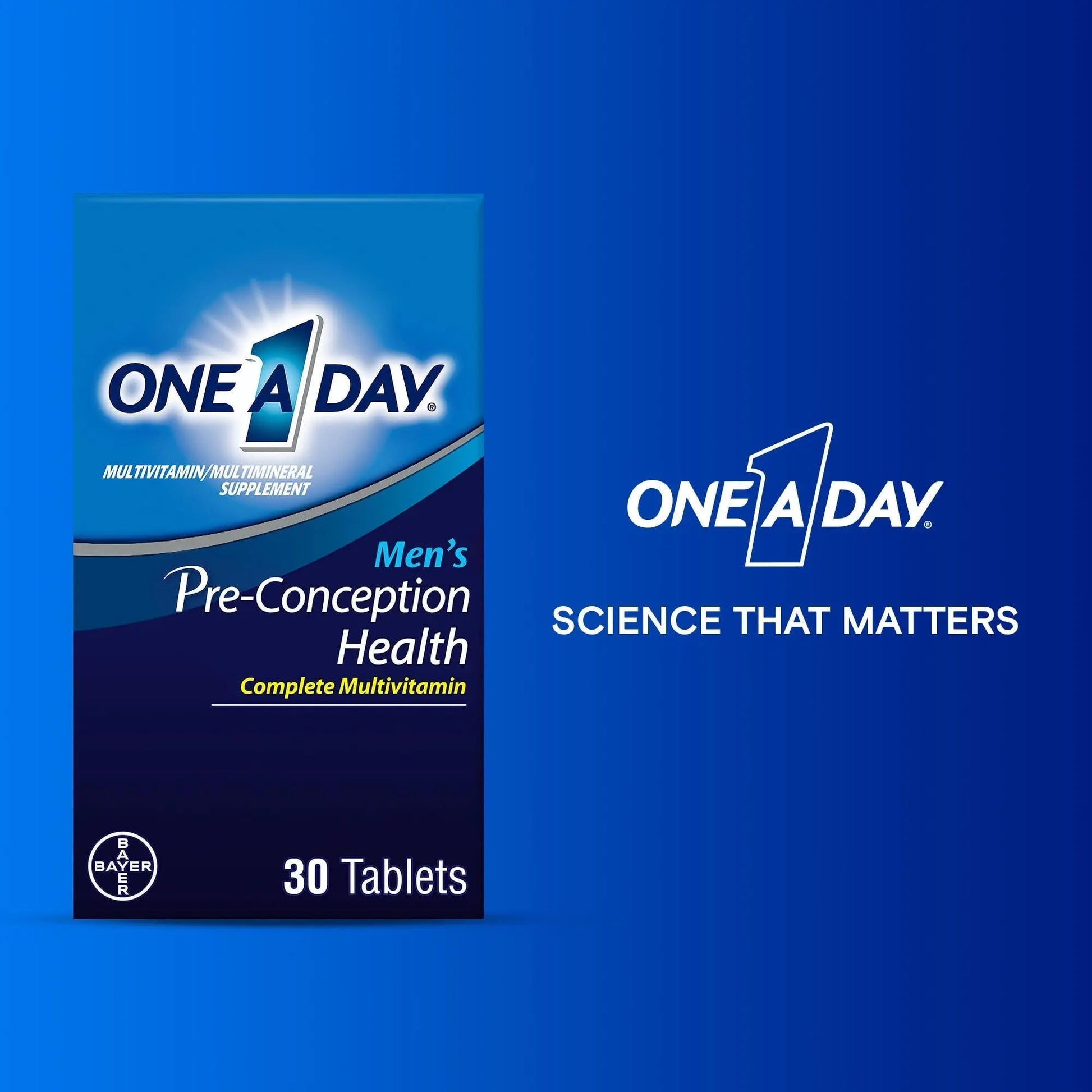 One A Day Men's Pre-Conception Health Multivitamin to Support Healthy Sperm, Supplement for Men ONE A DAY uk supplements