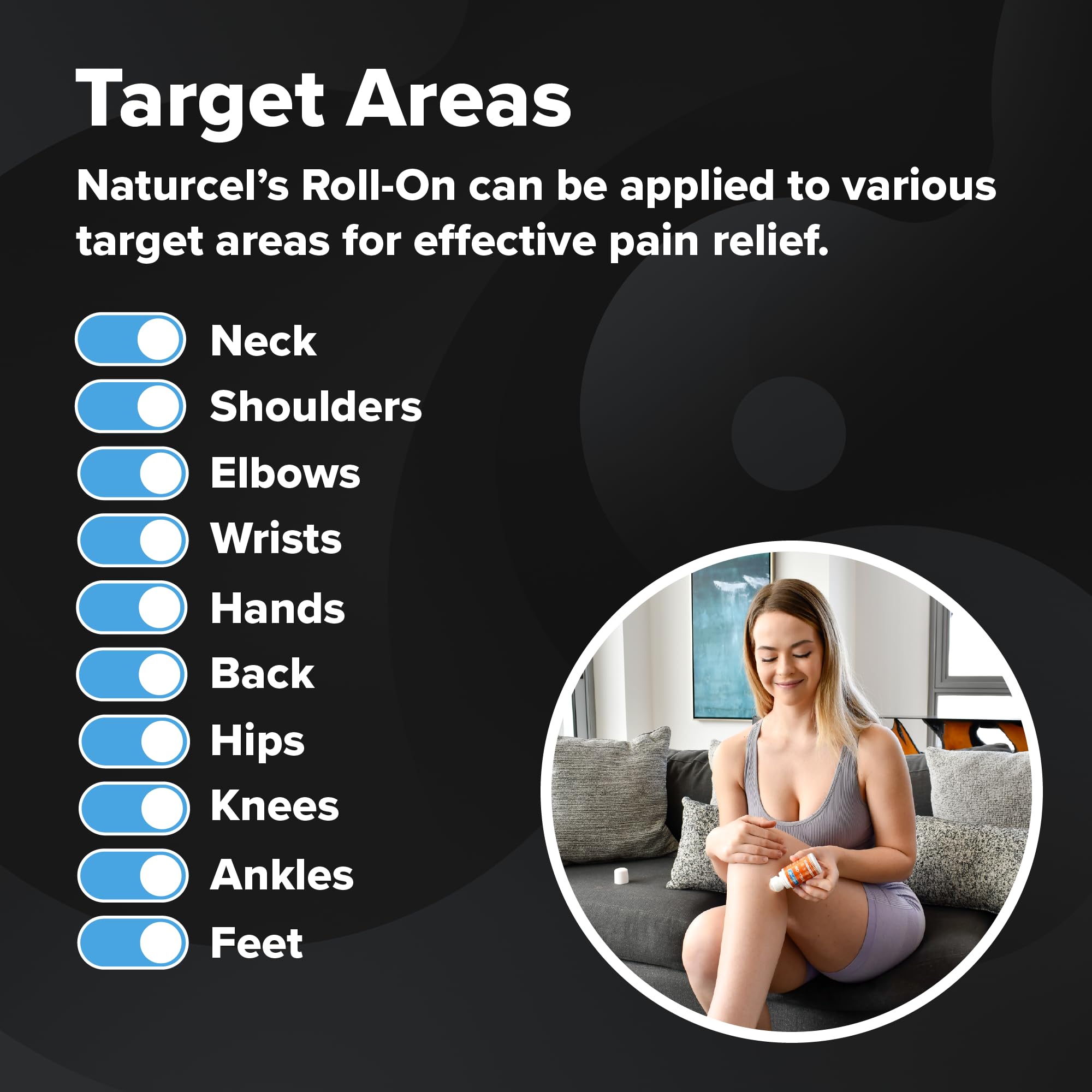 Naturcel Sport Roll-On, 2FL OZ, Topical Reliever for Aches and Pains of Muscles and Joints, Cooling, Fast Acting, Mess Free Massage Roller, Colorless Naturcel uk supplements