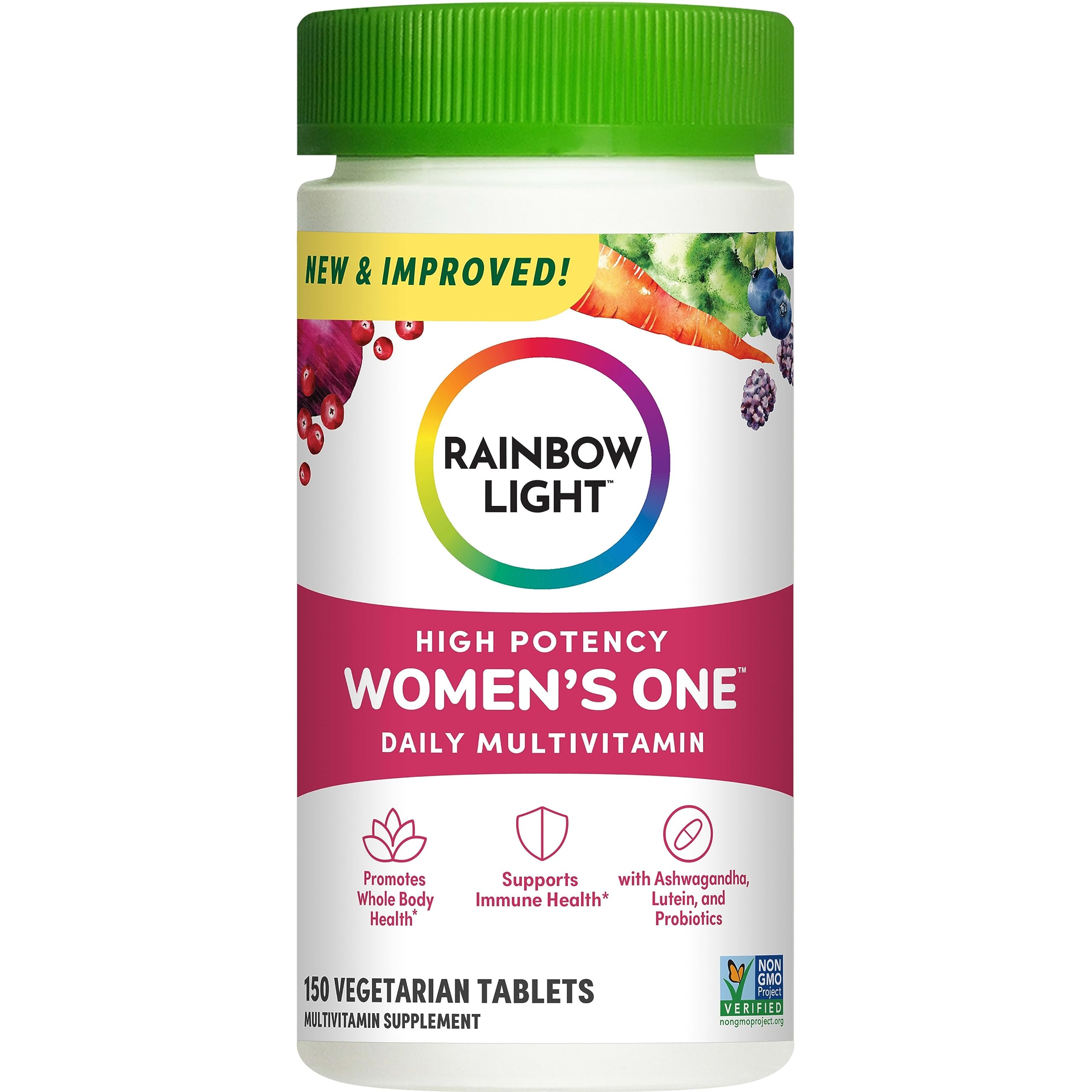 Rainbow Light Womens One High-Potency Daily Multivitamin, Womens Multivitamin Rainbow Light uk supplements