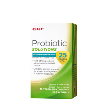 GNC Probiotic Solutions Weight Management Support with 25 Billion CFUs | Contains GNC uk supplements