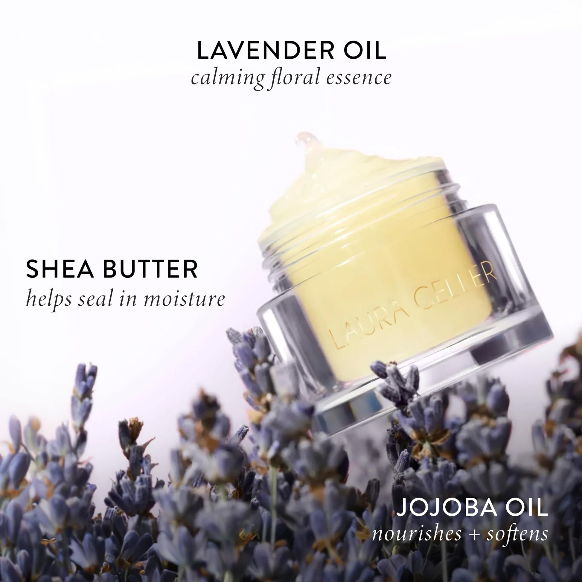 LAURA GELLER NEW YORK Hydrating Lip Mask – Deep Moisture Lip Treatment for Dry, Chapped Lips with Jojoba Oil & Shea Butter – Includes Applicator – Lavender LAURA GELLER NEW YORK uk supplements